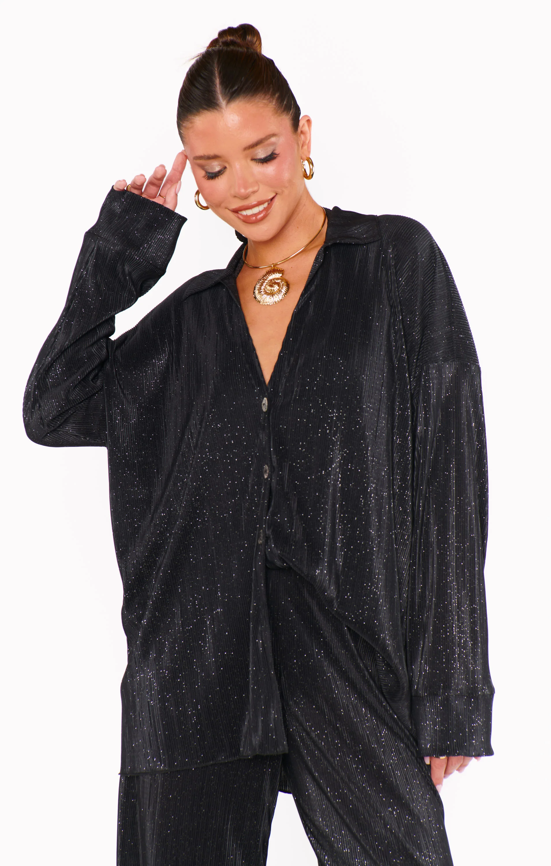 Everywhere Top ~ Black Pleat - Image 4