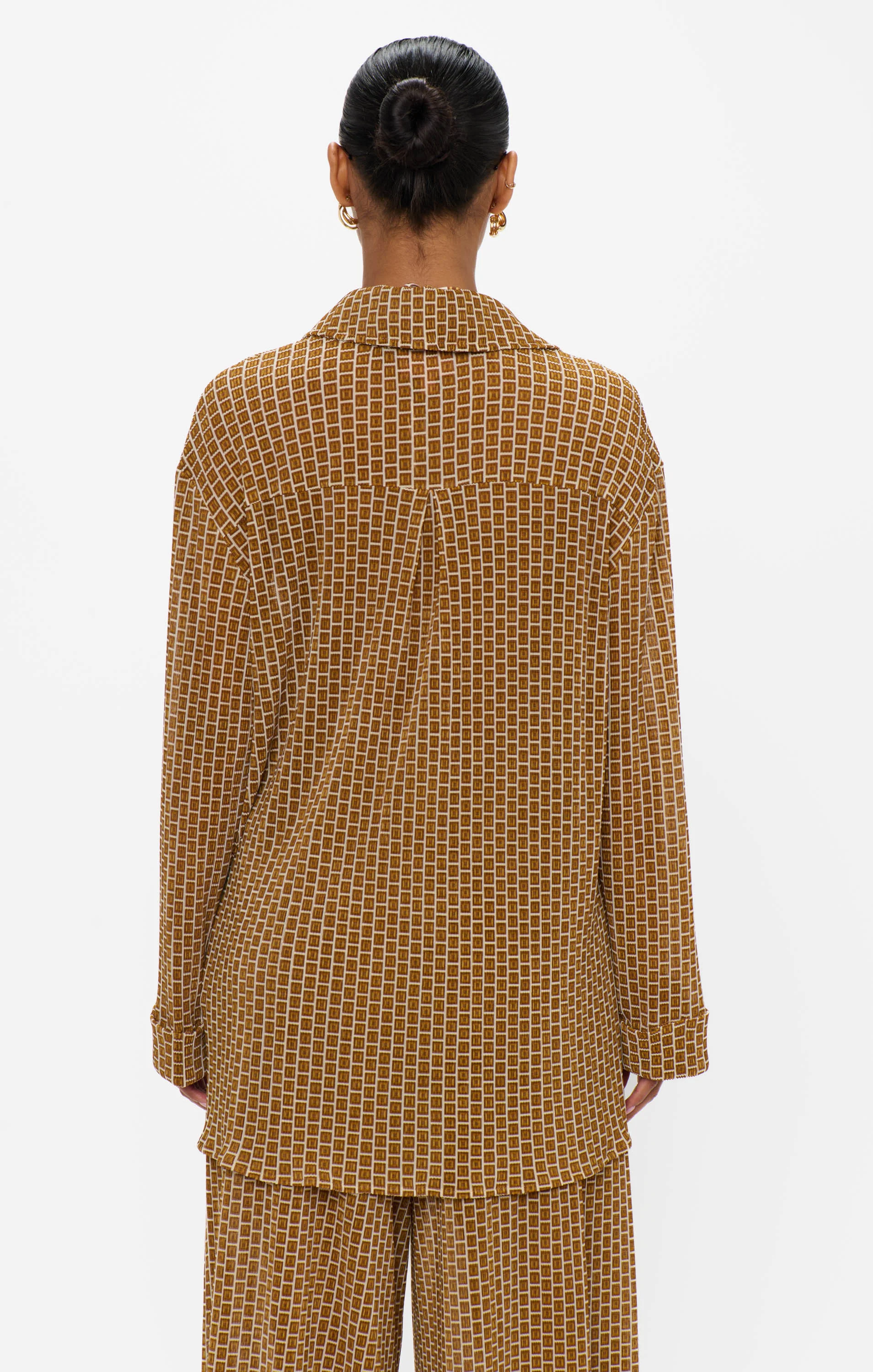 Everywhere Tunic ~ Beachy Bronze Geo - Image 7