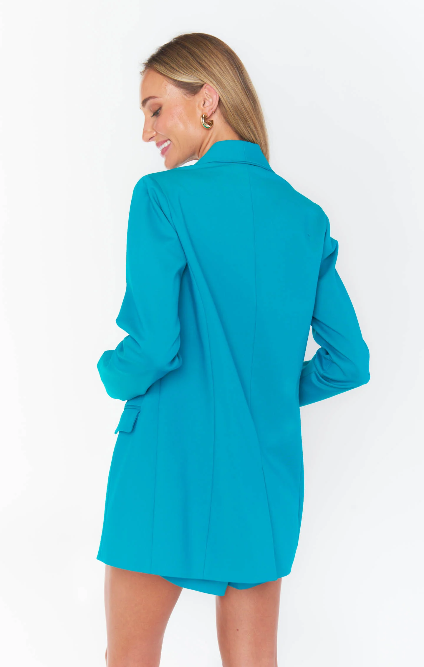 Ezra Blazer ~ Teal Suiting - Image 7