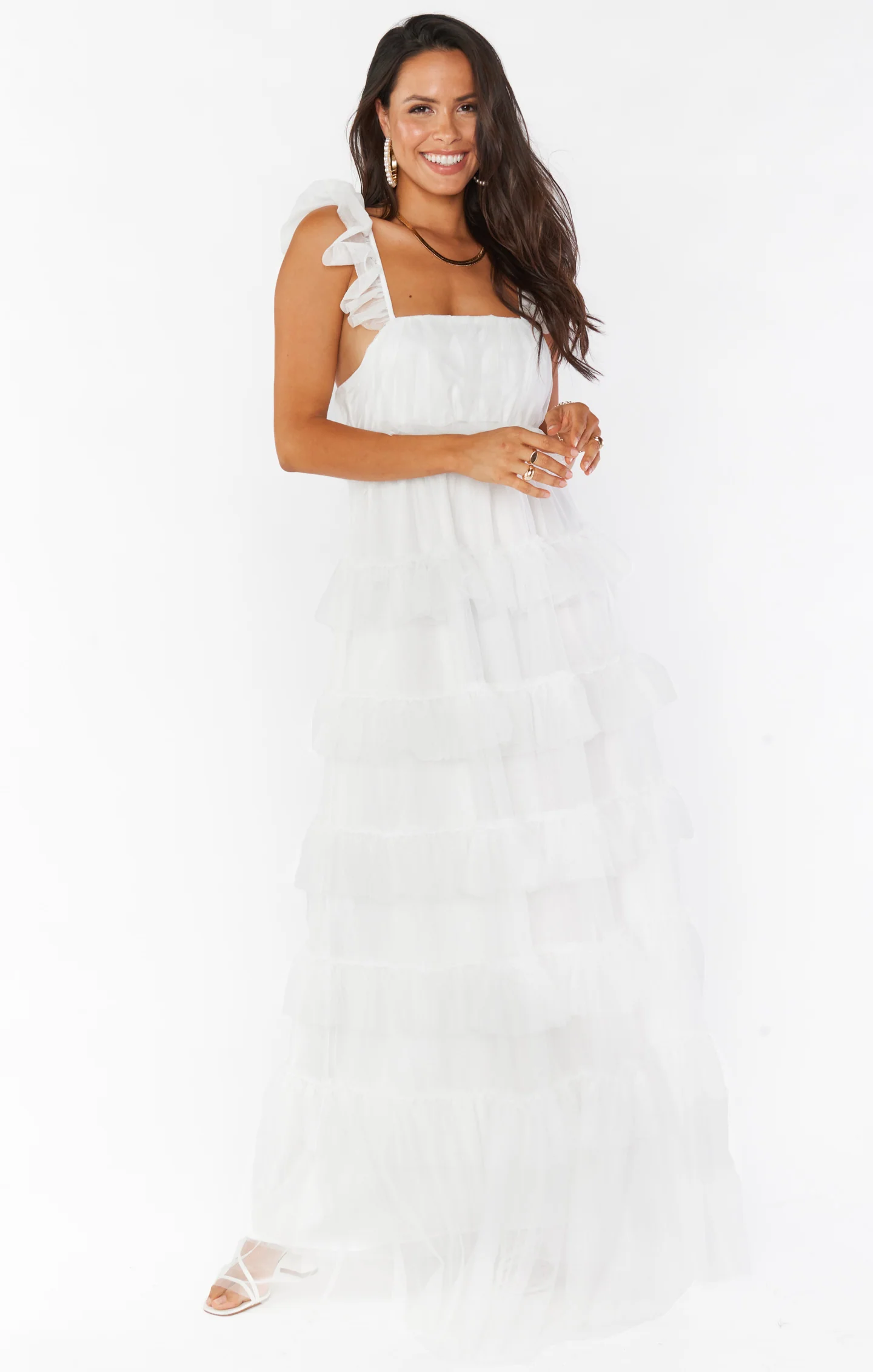 Fairytale Maxi Dress ~ White Tulle - Image 3