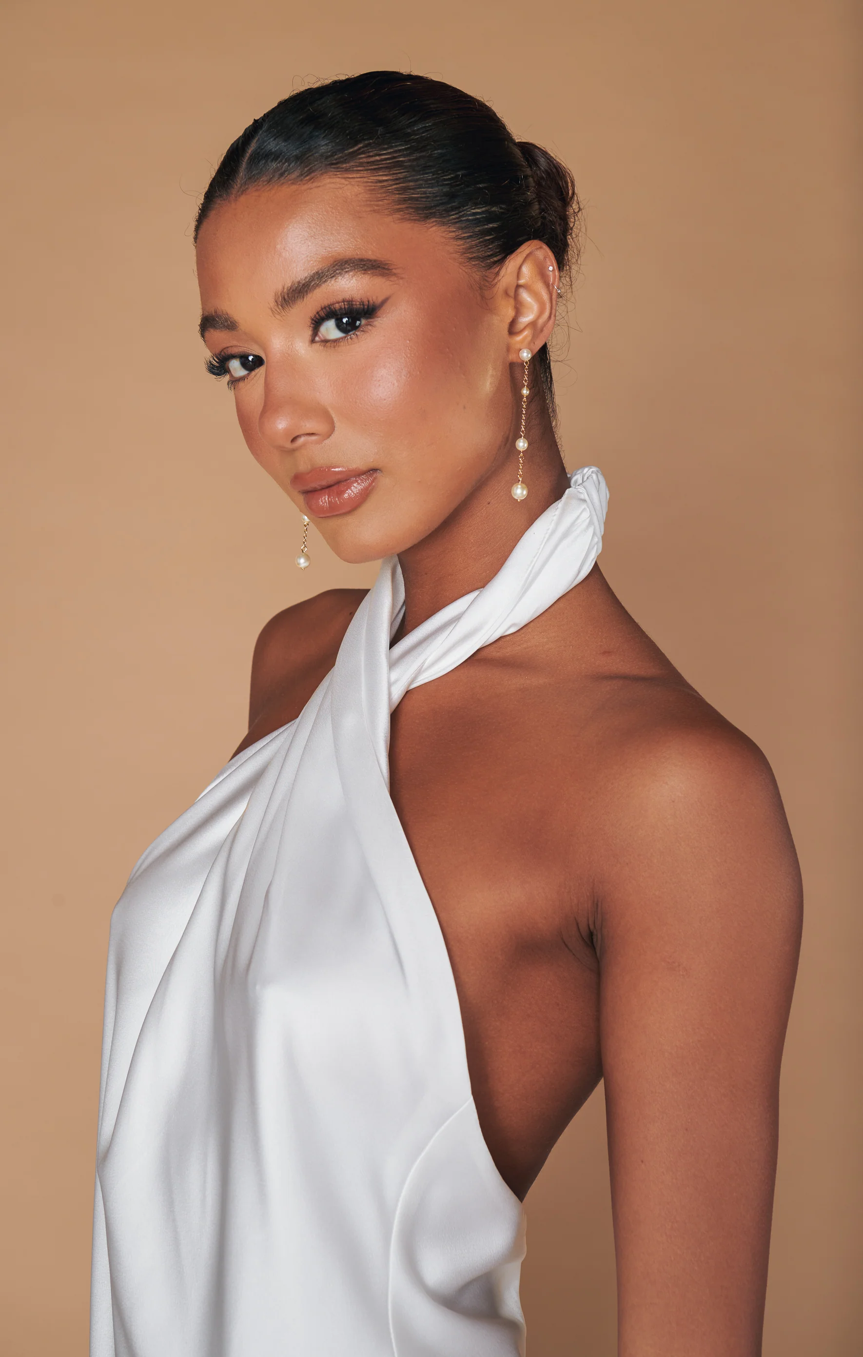 Faithy Jewels Charlotte Earrings ~ Gold/Pearl - Image 4