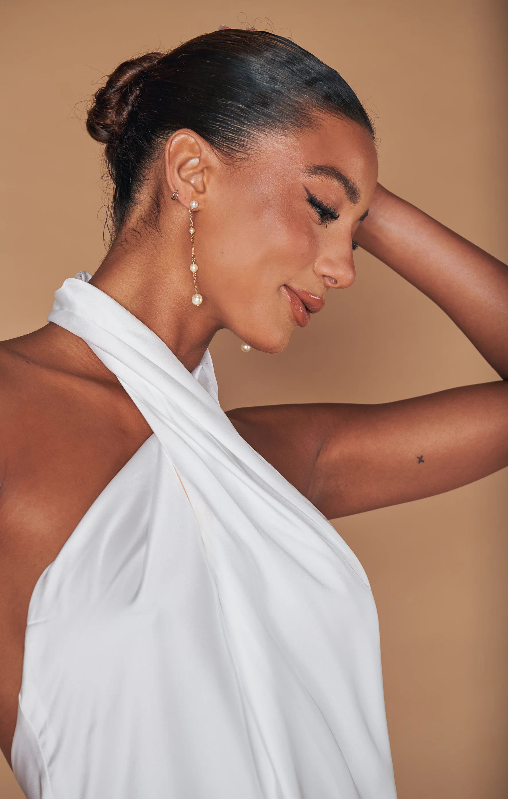 Faithy Jewels Charlotte Earrings ~ Gold/Pearl - Image 5