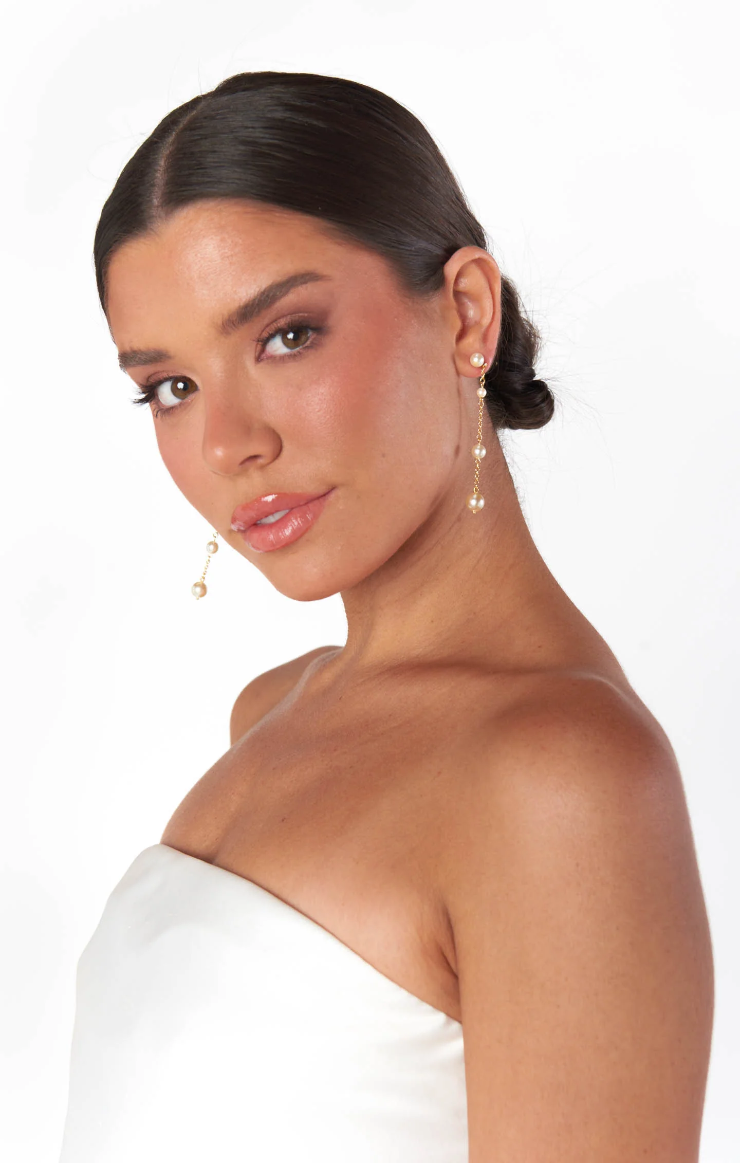 Faithy Jewels Charlotte Earrings ~ Gold/Pearl - Image 8