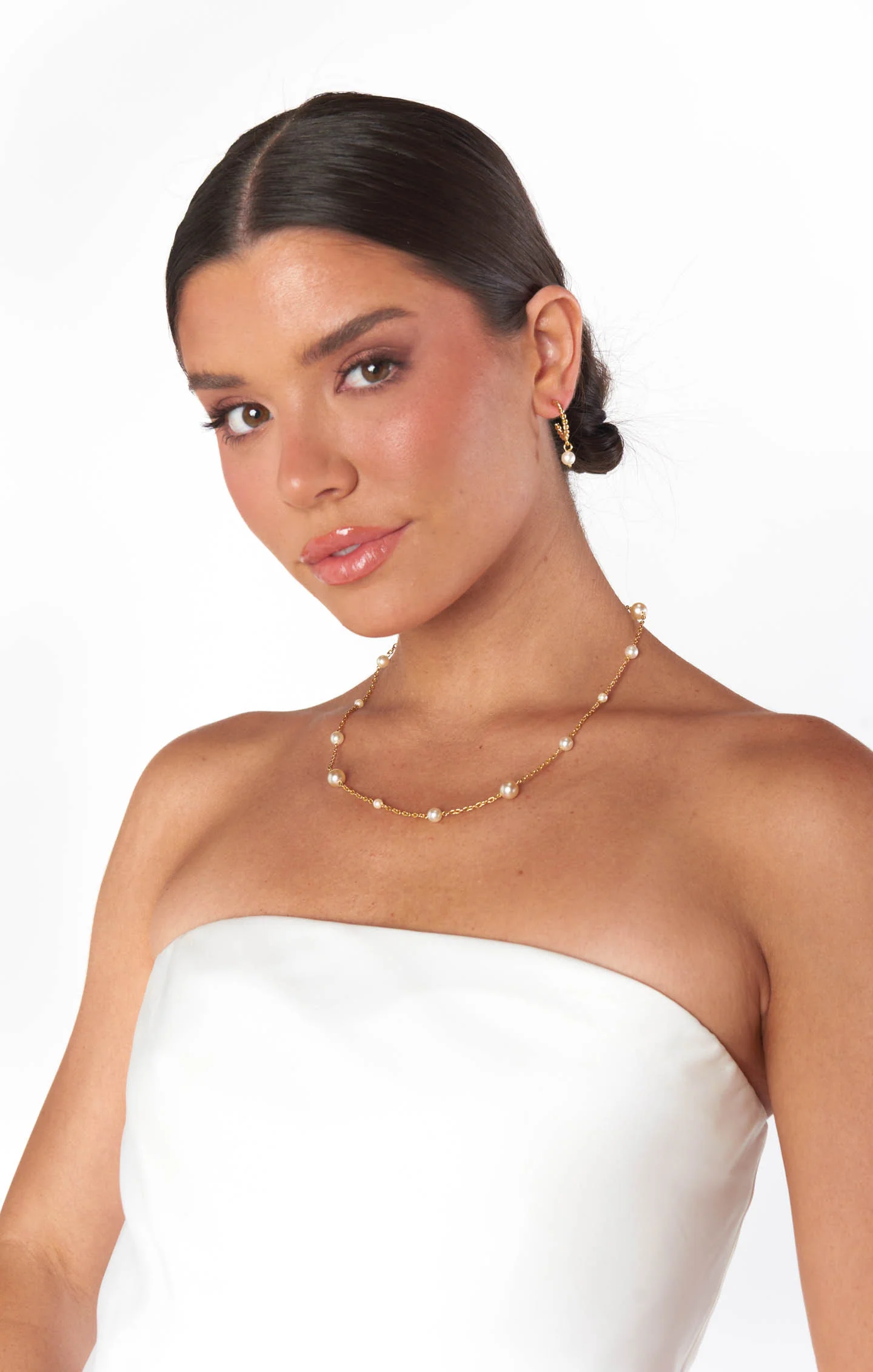 Faithy Jewels Charlotte Necklace ~ Gold/Pearl - Image 3