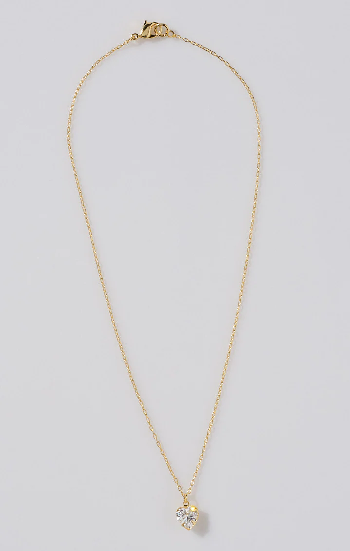 Faithy Jewels Hailey Heart Necklace ~ Gold - Image 5