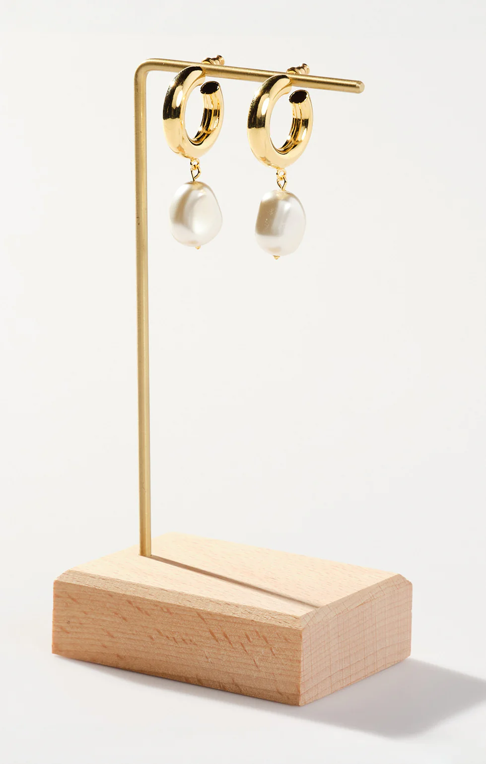 Faithy Jewels Ivy Hoops ~ Gold/Pearl - Image 3