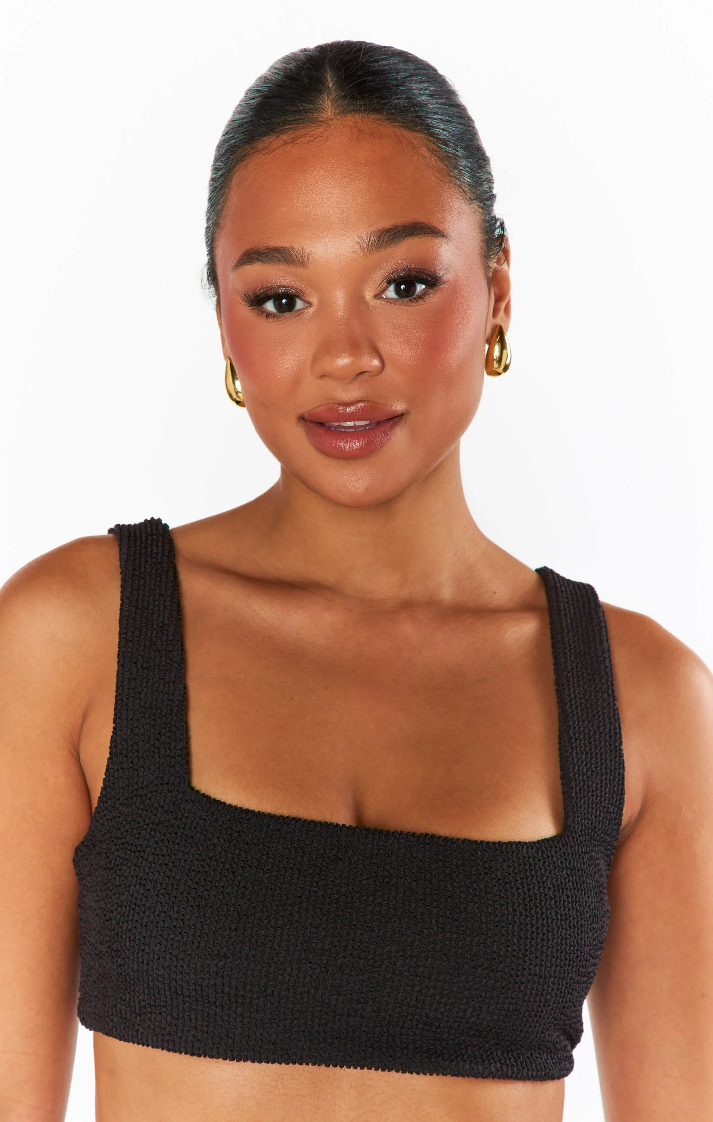 Faithy Jewels Large Teardrop Earring ~ Gold - Image 6