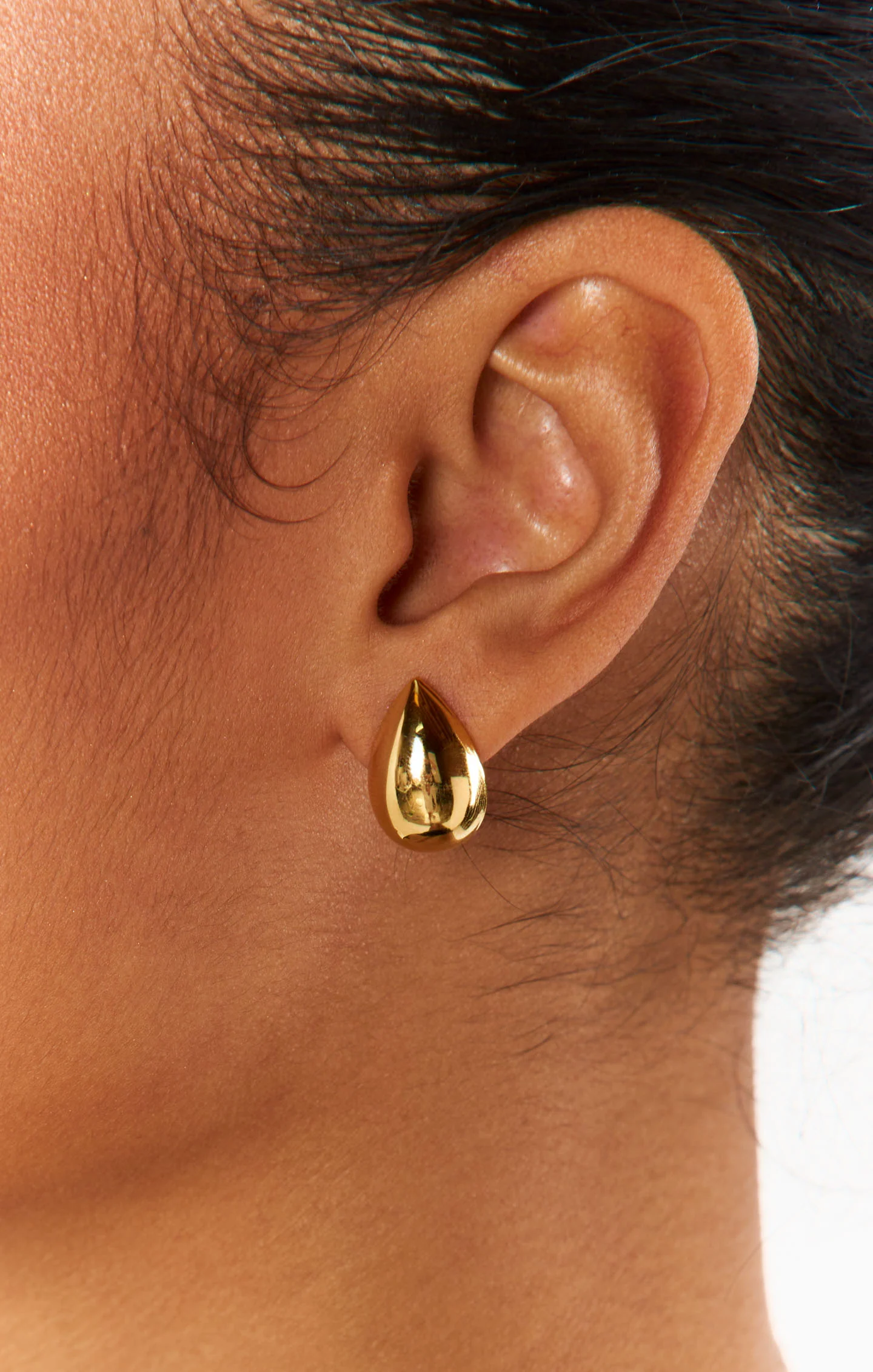 Faithy Jewels Mini Teardrop Earring ~ Gold - Image 4
