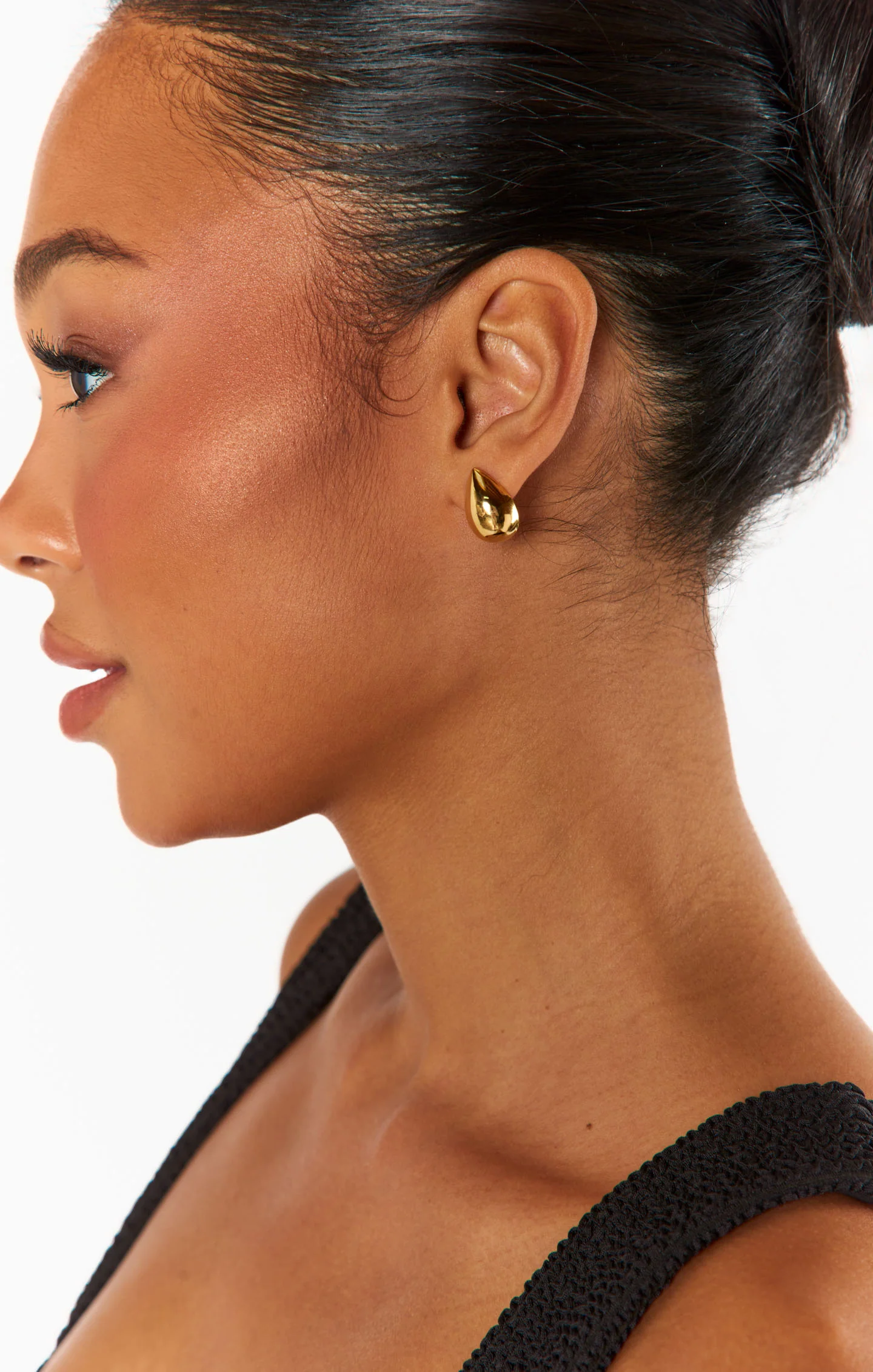 Faithy Jewels Mini Teardrop Earring ~ Gold - Image 5