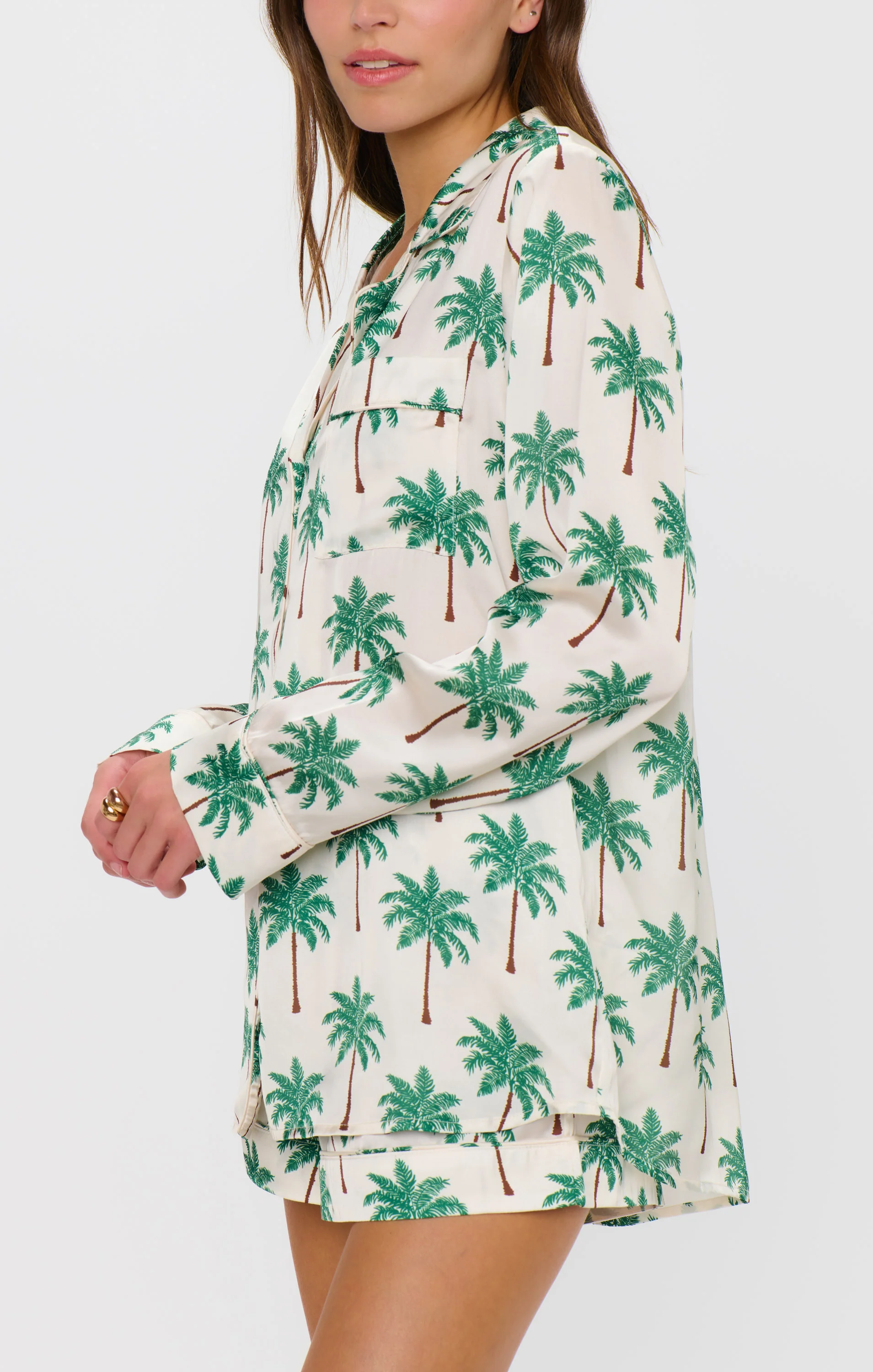 Favorite PJ Set ~ Palm Tree Silky - Image 4