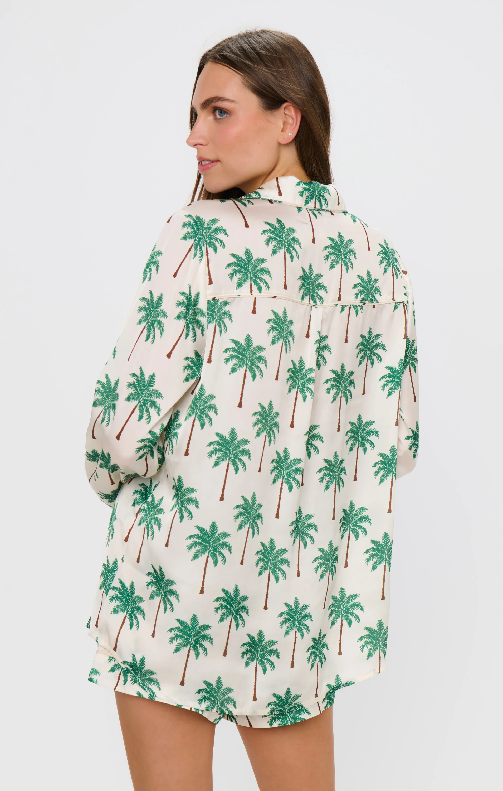Favorite PJ Set ~ Palm Tree Silky - Image 5