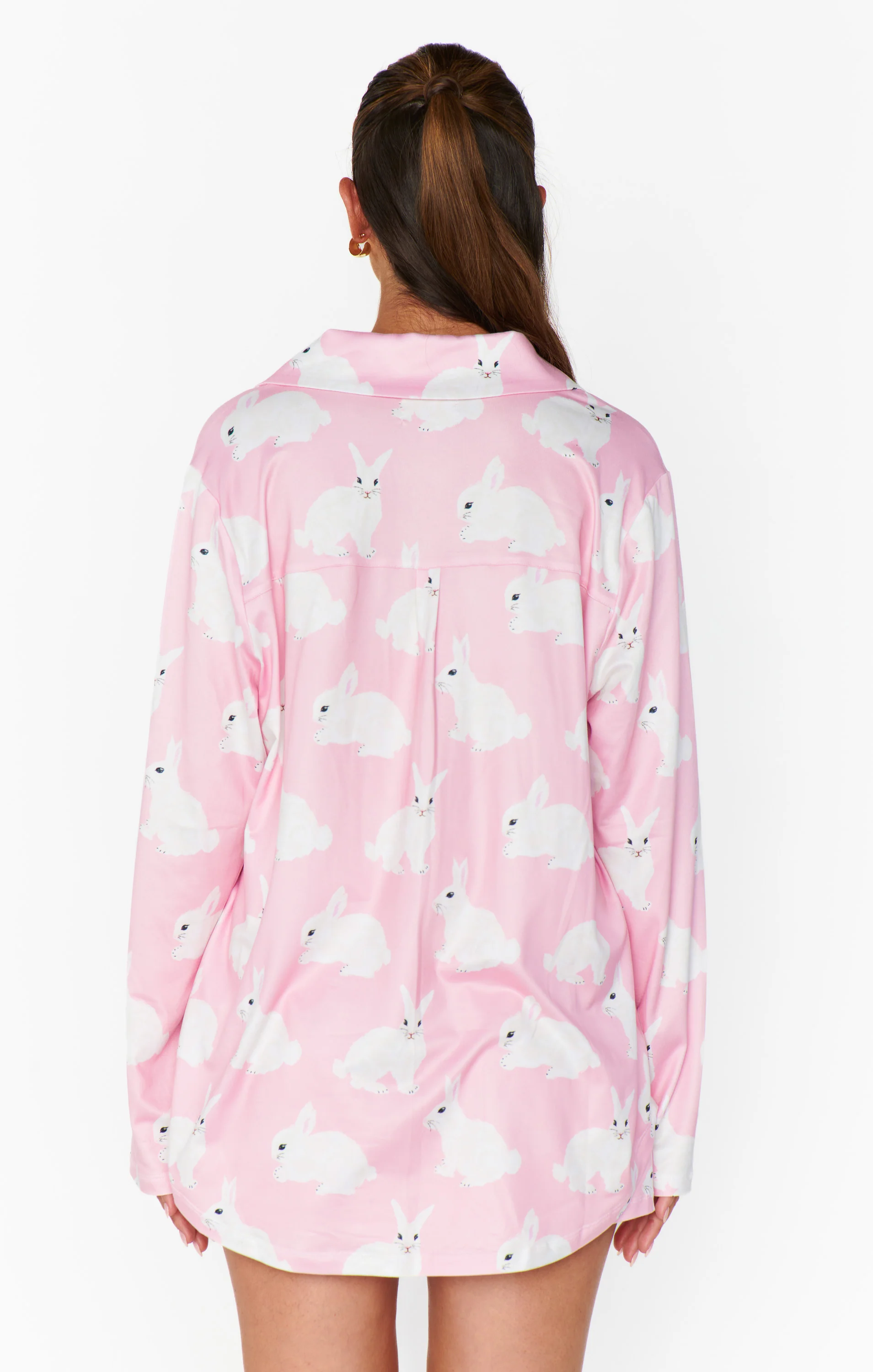 Favorite PJ Set ~ Pink Bunnies Jersey - Image 6