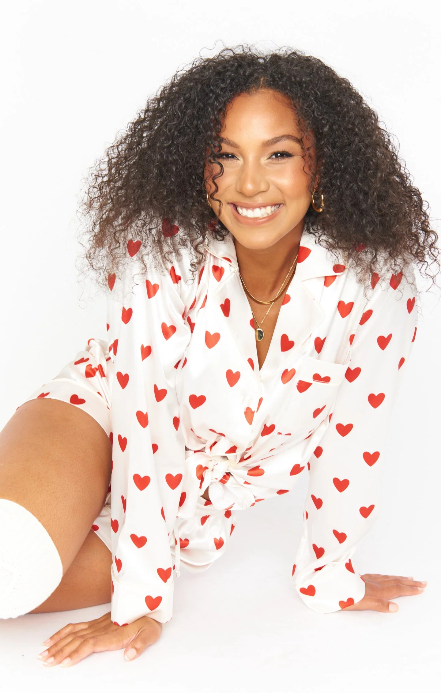 Favorite PJ Set ~ Queen of Hearts Silky - Image 10