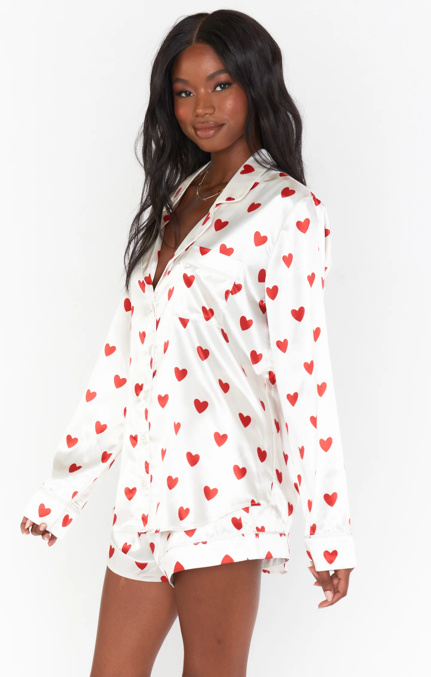 Favorite PJ Set ~ Queen of Hearts Silky - Image 3
