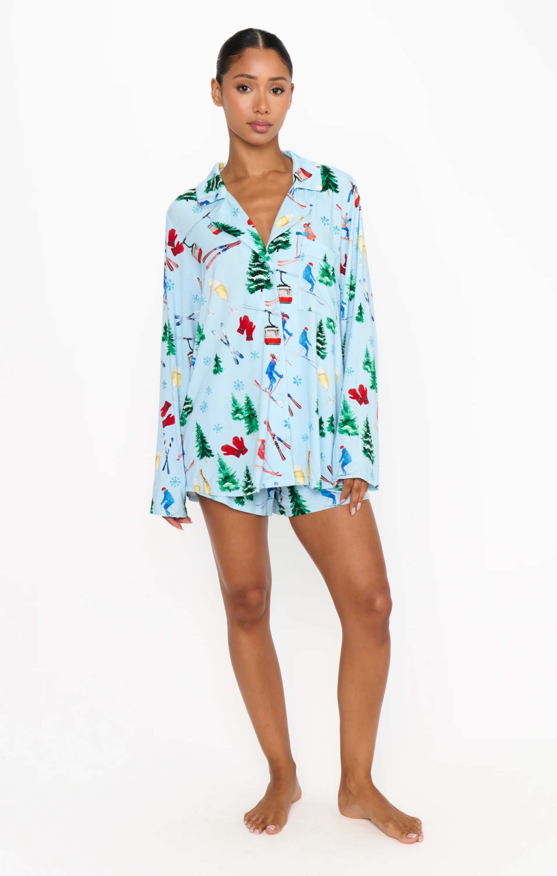 Favorite PJ Set ~ Slopes and Sips Jersey - Image 3