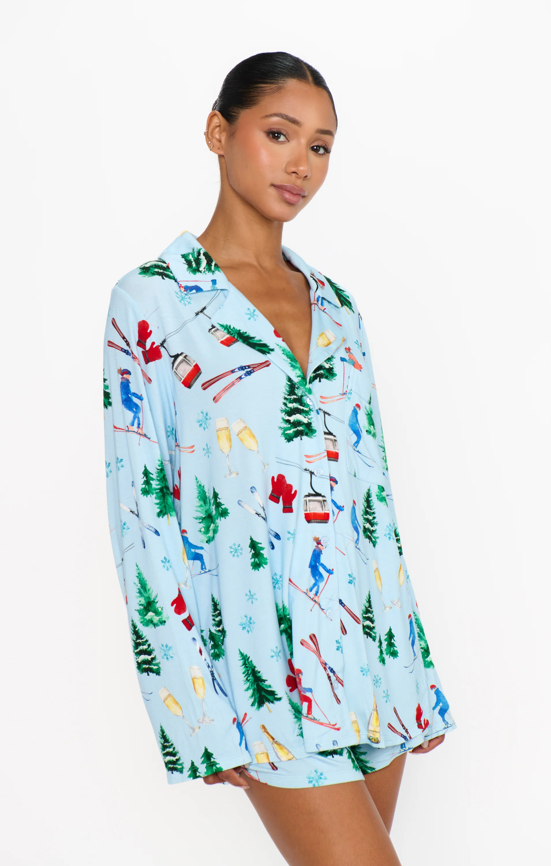Favorite PJ Set ~ Slopes and Sips Jersey - Image 4