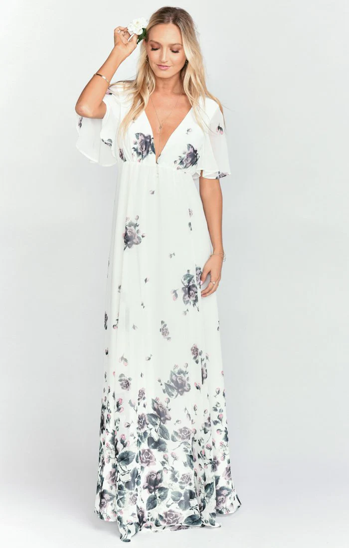 Faye Flutter Maxi Dress - Image 10