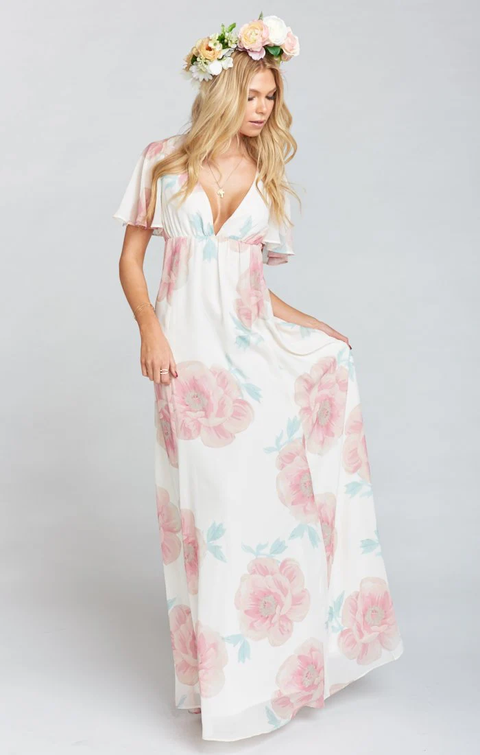 Faye Flutter Maxi Dress - Image 11