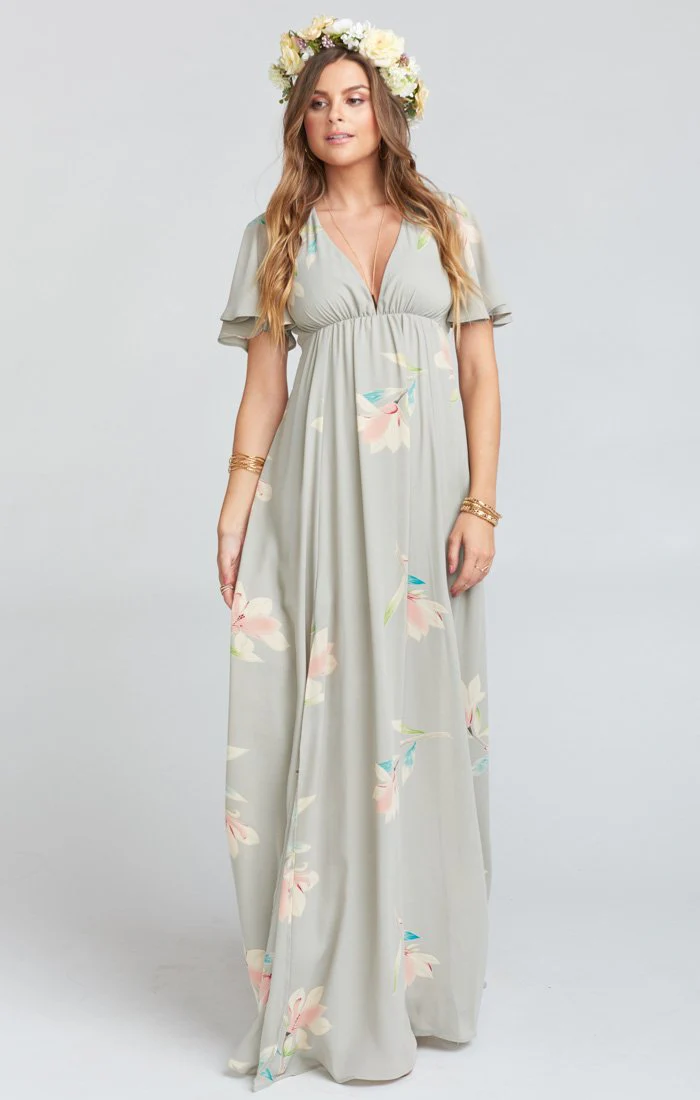 Faye Flutter Maxi Dress - Image 12
