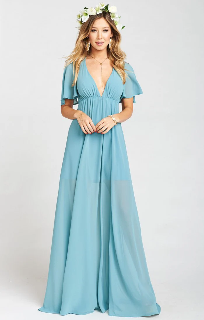 Faye Flutter Maxi Dress - Image 15