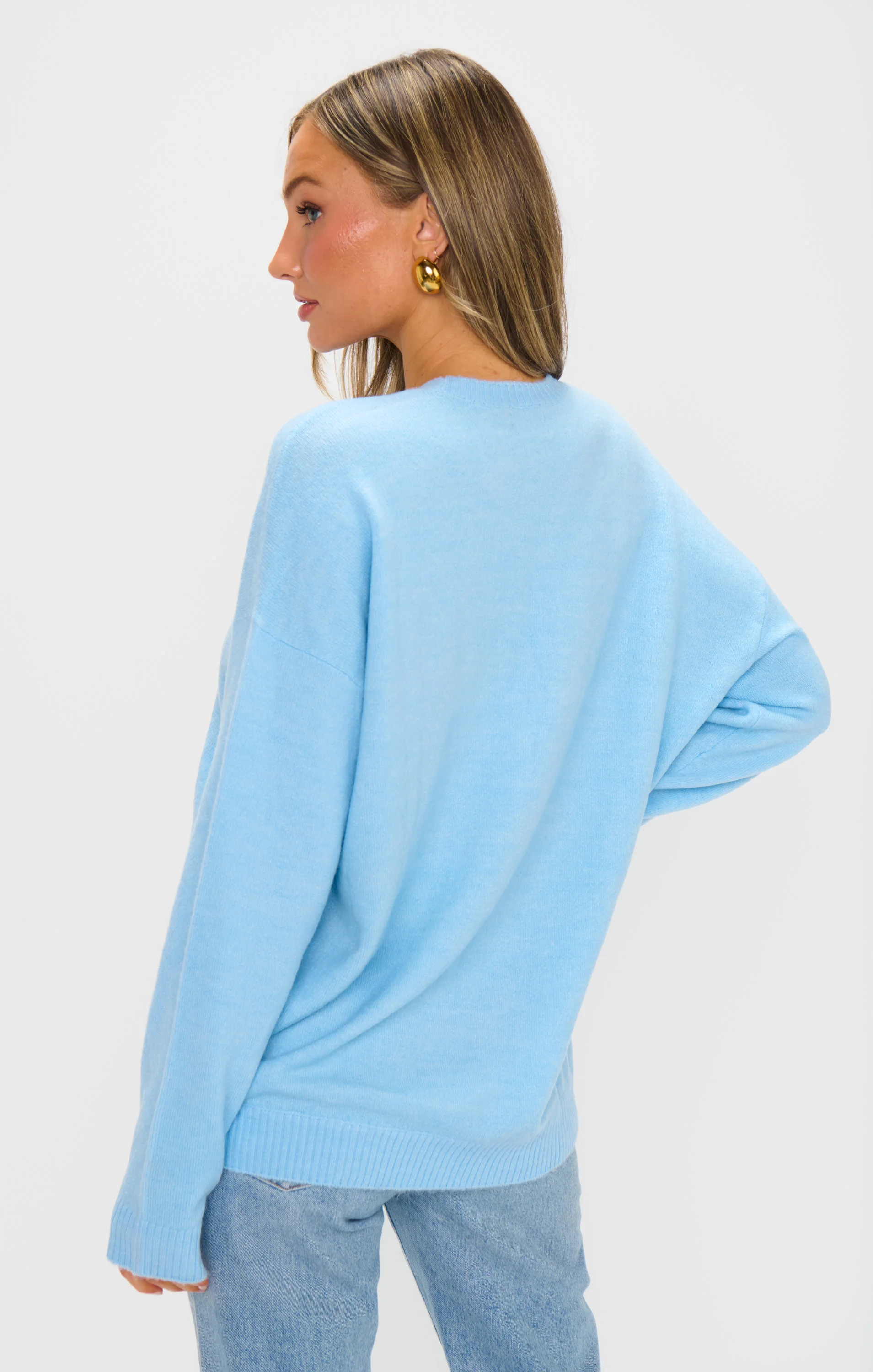 Feel Good Sweater ~ Blue Me Away Knit - Image 4