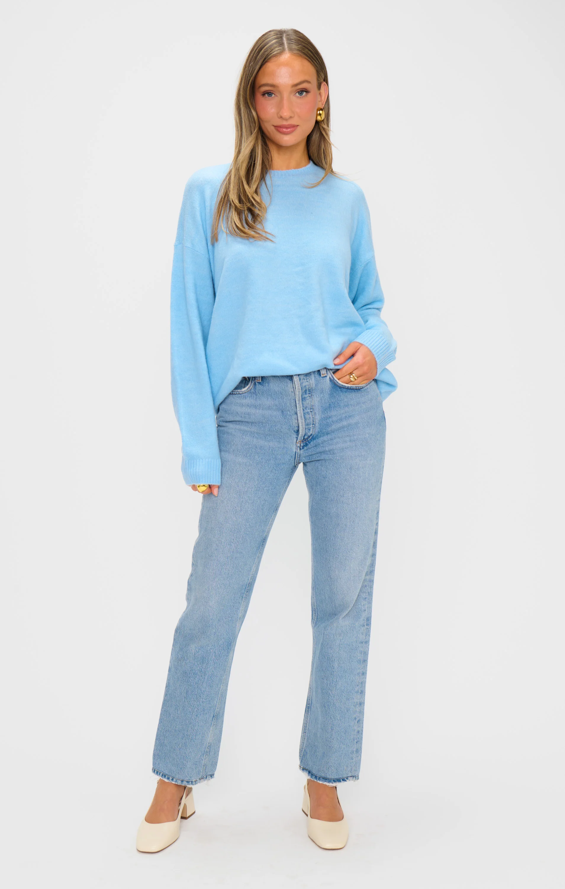 Feel Good Sweater ~ Blue Me Away Knit - Image 5