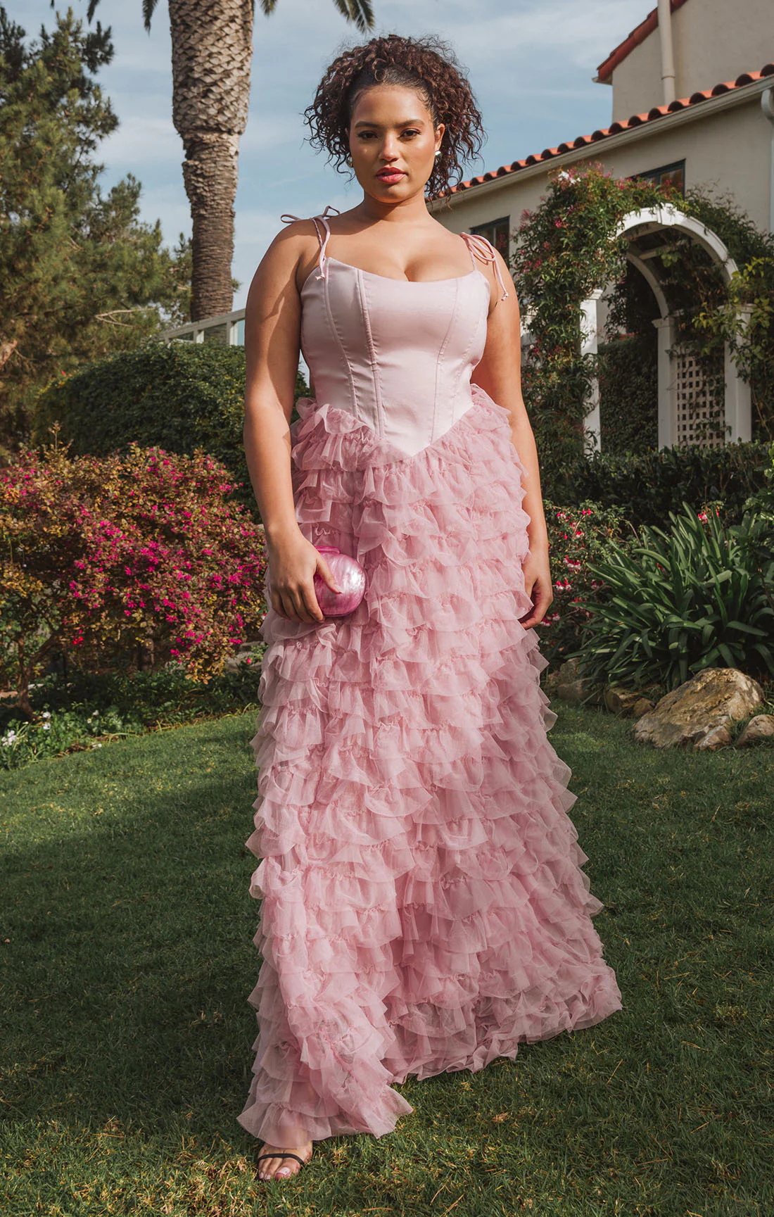 Francesca Maxi Dress ~ Ballet Slipper Ruffle Tulle - Image 2