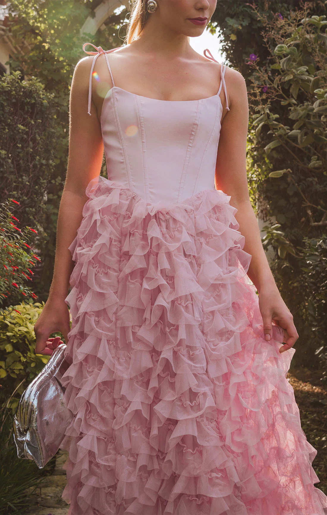 Francesca Maxi Dress ~ Ballet Slipper Ruffle Tulle - Image 3