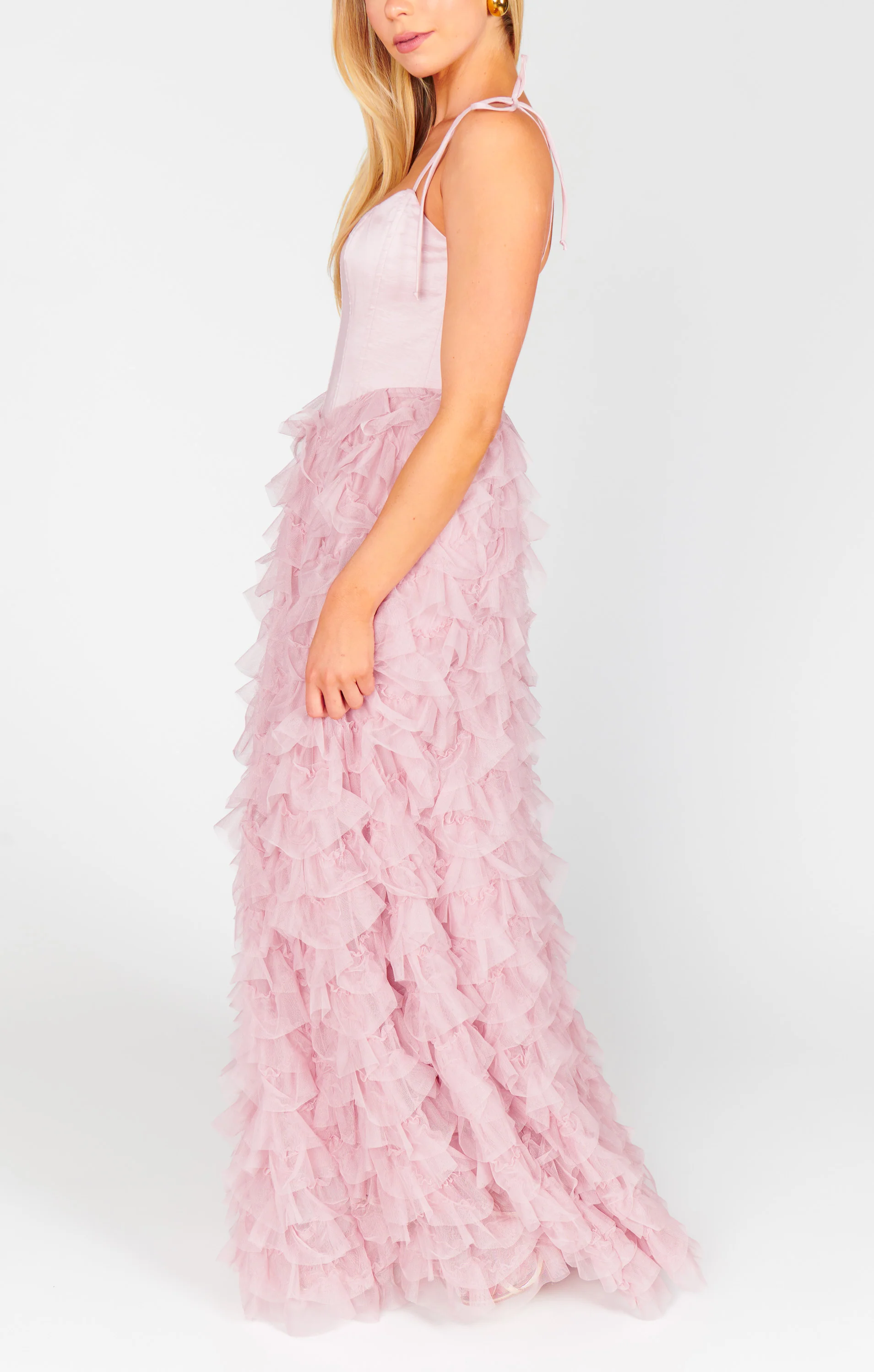 Francesca Maxi Dress ~ Ballet Slipper Ruffle Tulle - Image 6