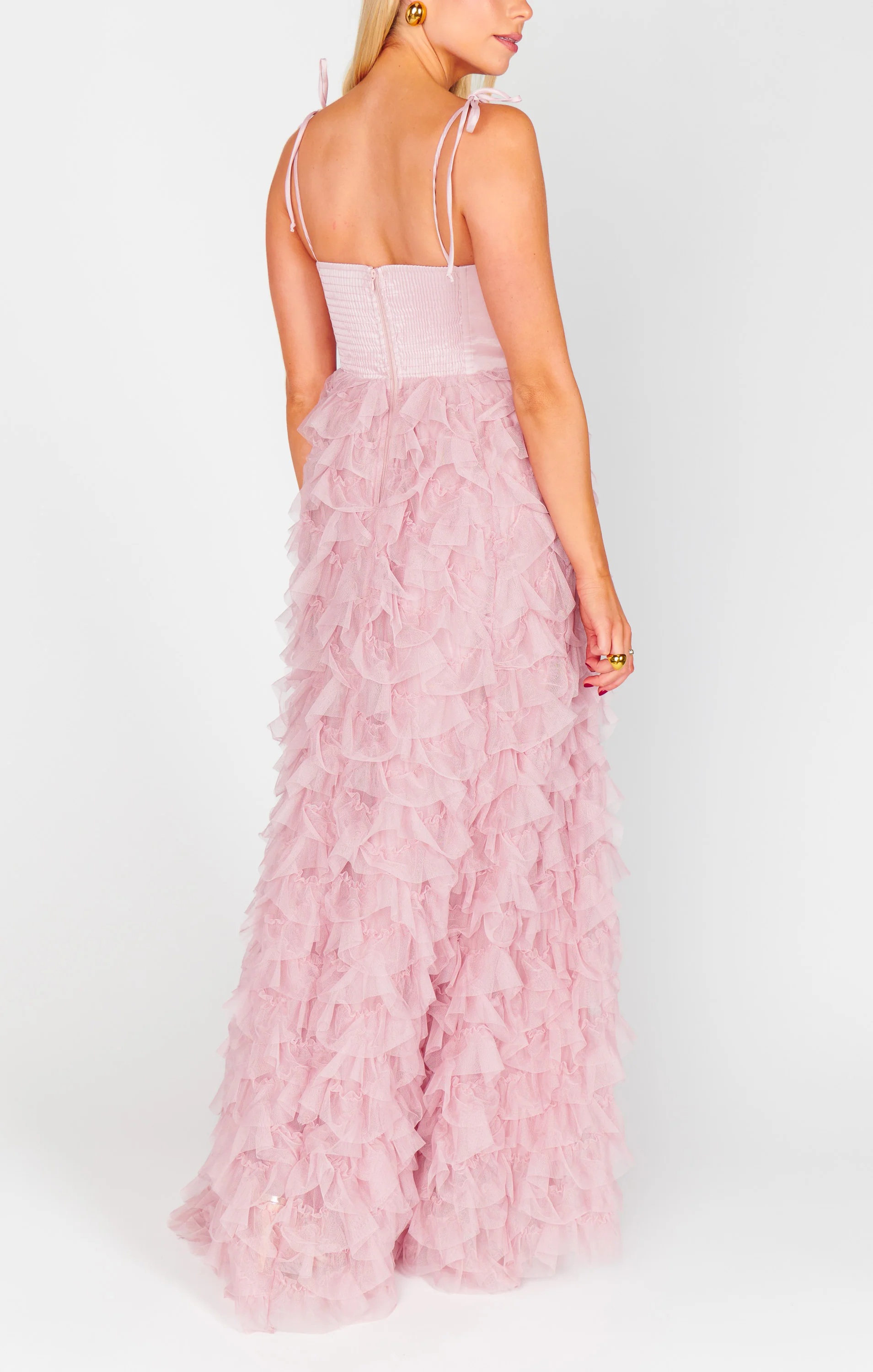 Francesca Maxi Dress ~ Ballet Slipper Ruffle Tulle - Image 7