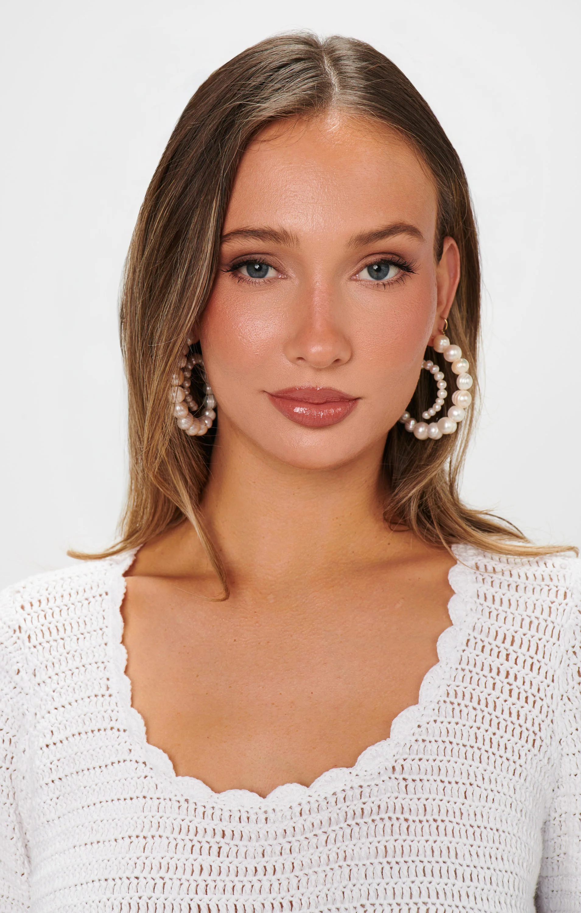 Frasier Sterling Bordeaux Earrings ~ Ivory - Image 2