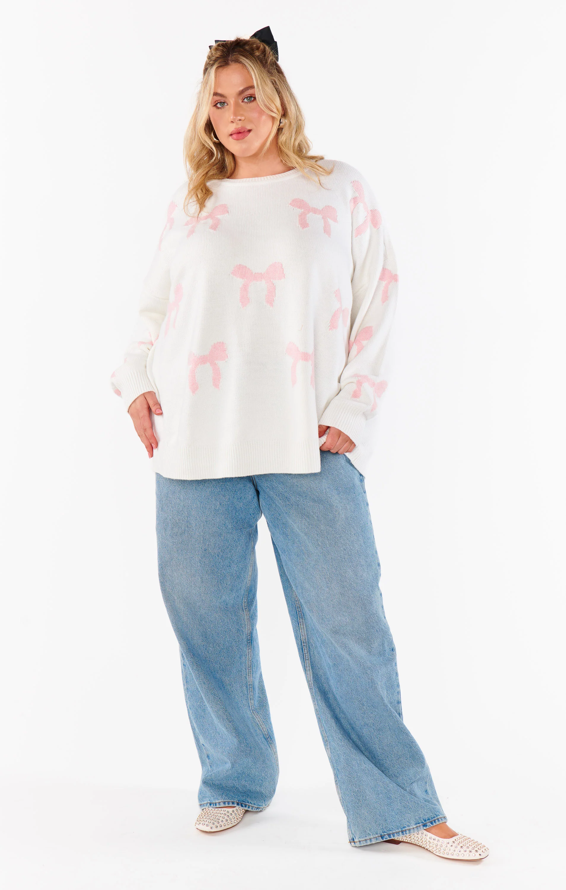 Gabrielle Sweater ~ Put a Bow On It Knit - Image 11