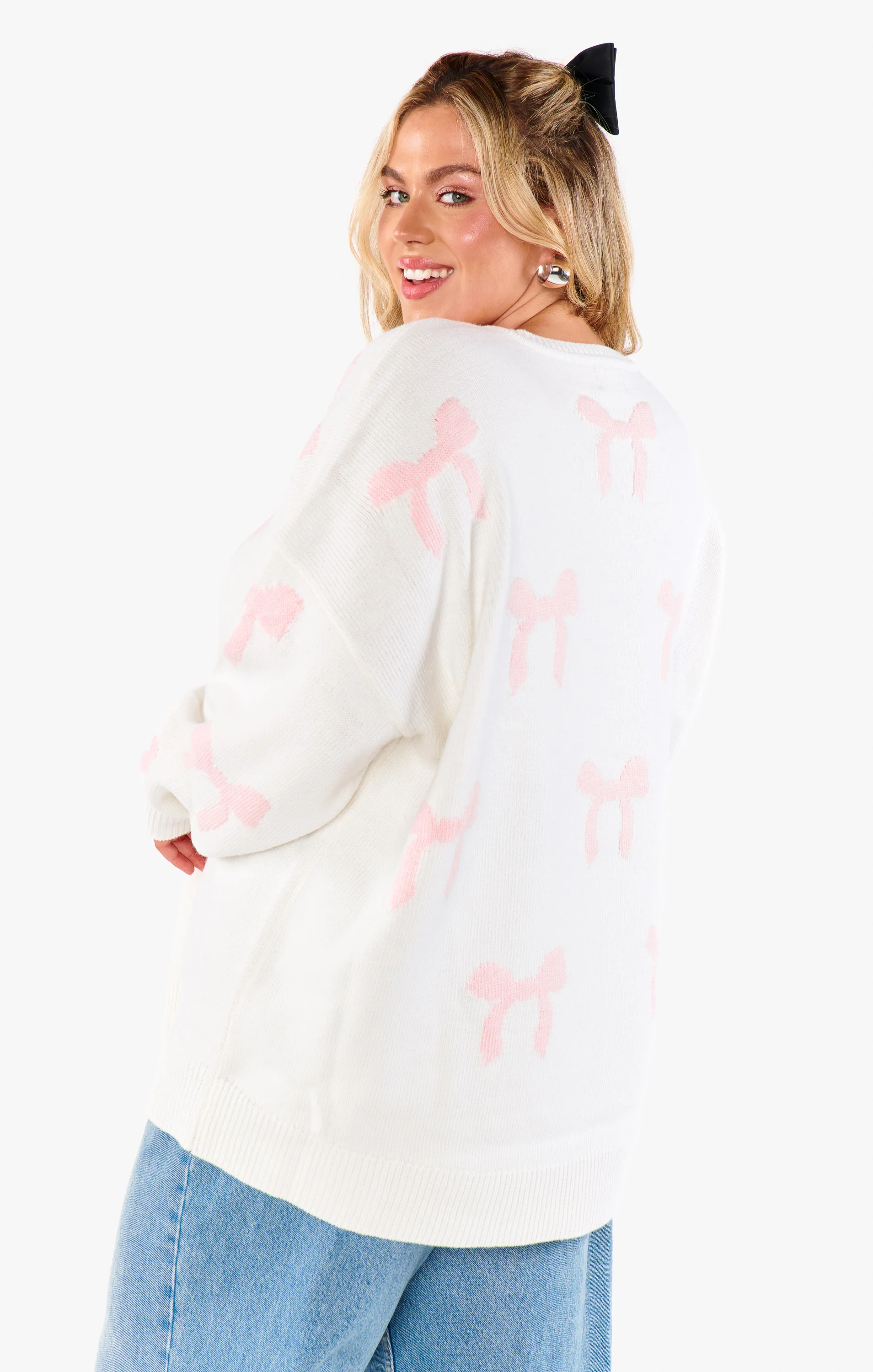 Gabrielle Sweater ~ Put a Bow On It Knit - Image 12