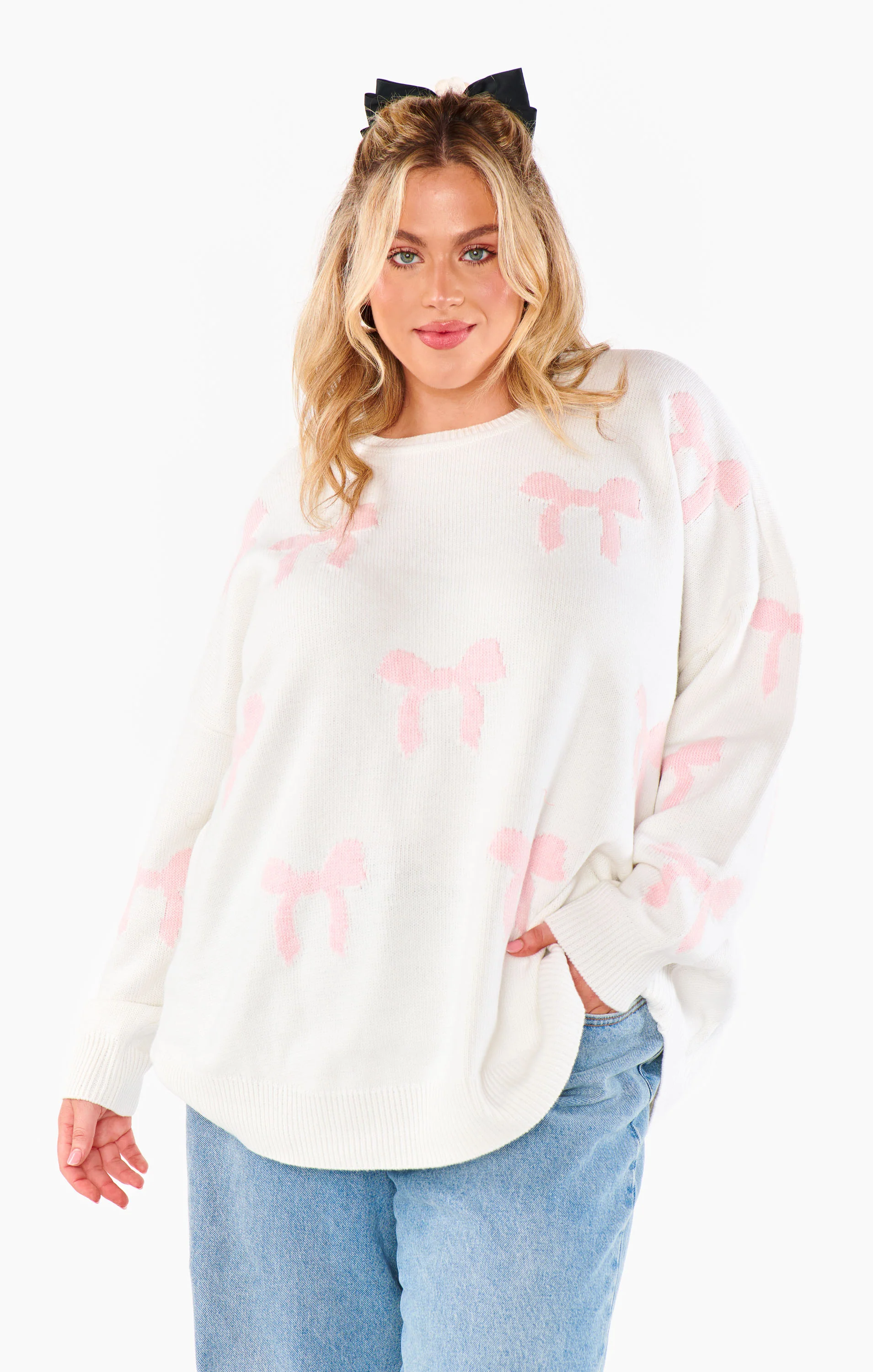 Gabrielle Sweater ~ Put a Bow On It Knit - Image 9