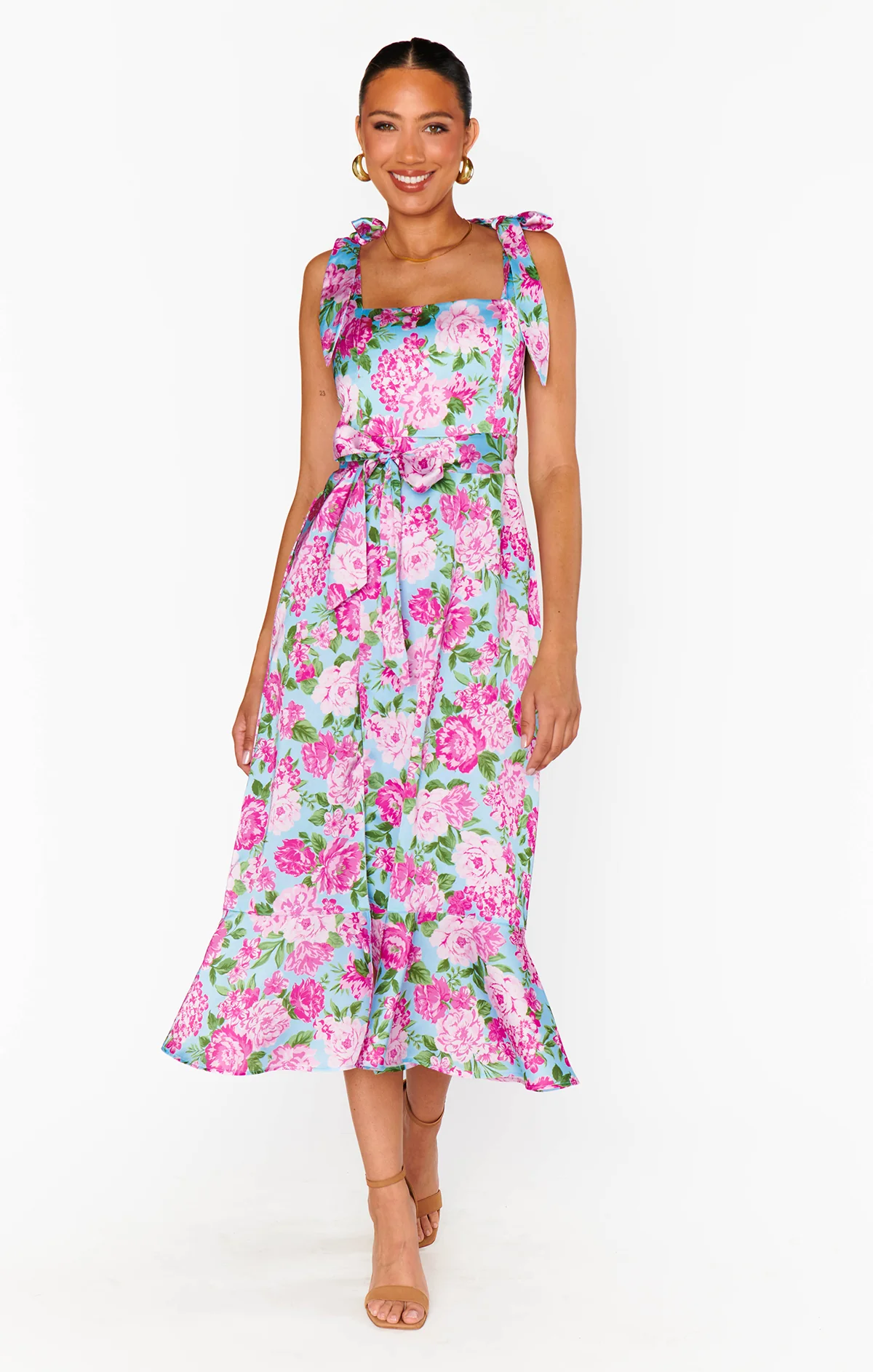 Garden Midi Dress ~ Cottage Floral Multi - Image 3