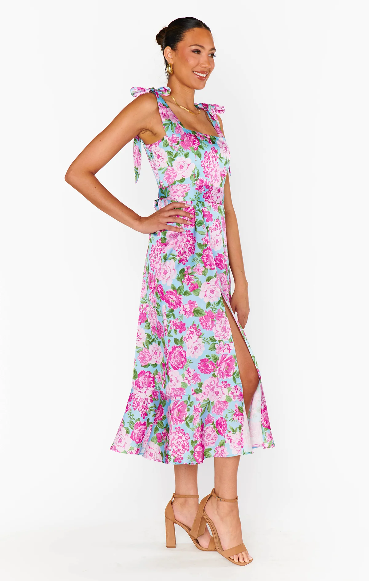 Garden Midi Dress ~ Cottage Floral Multi - Image 6