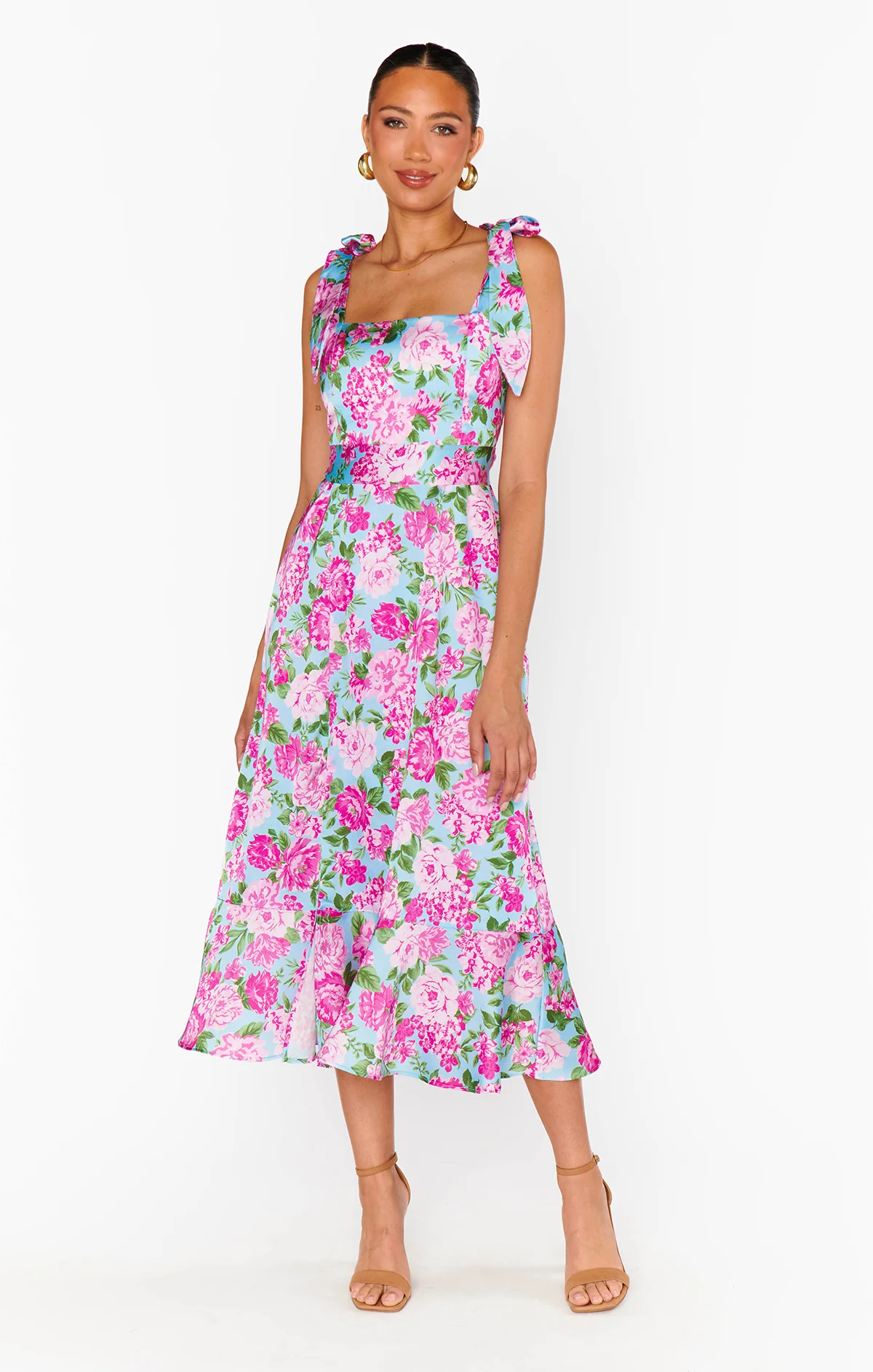 Garden Midi Dress ~ Cottage Floral Multi - Image 7