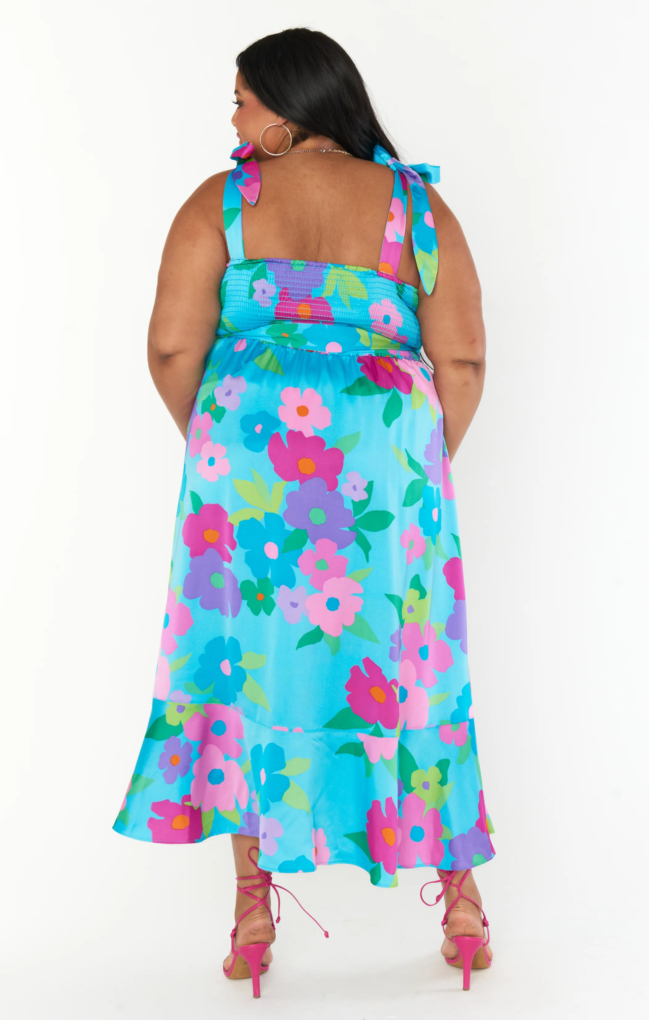 Garden Midi Dress ~ Multi Piccadilly Floral - Image 13