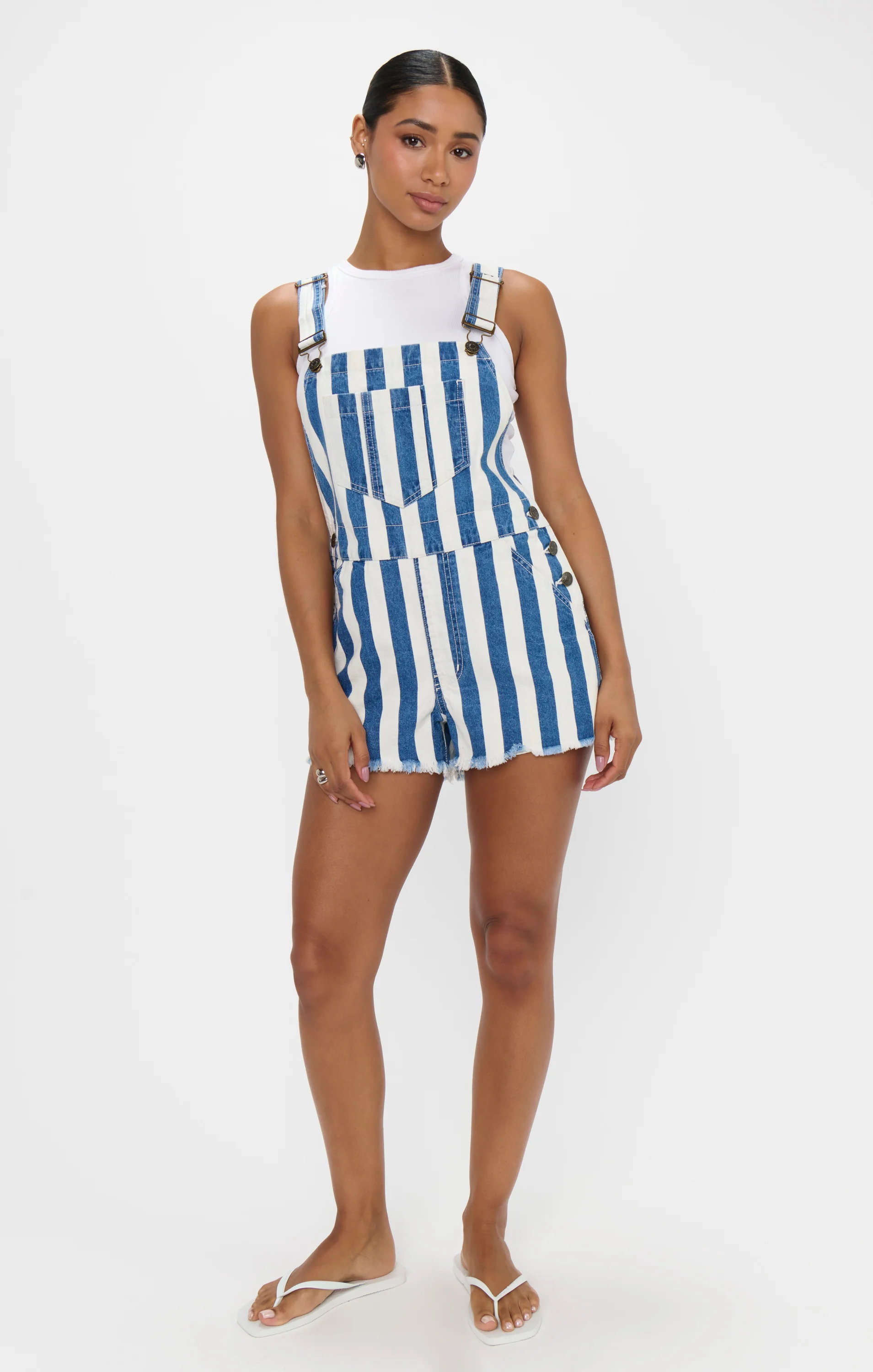 Georgia Overalls ~ Sonoma Stripe - Image 5
