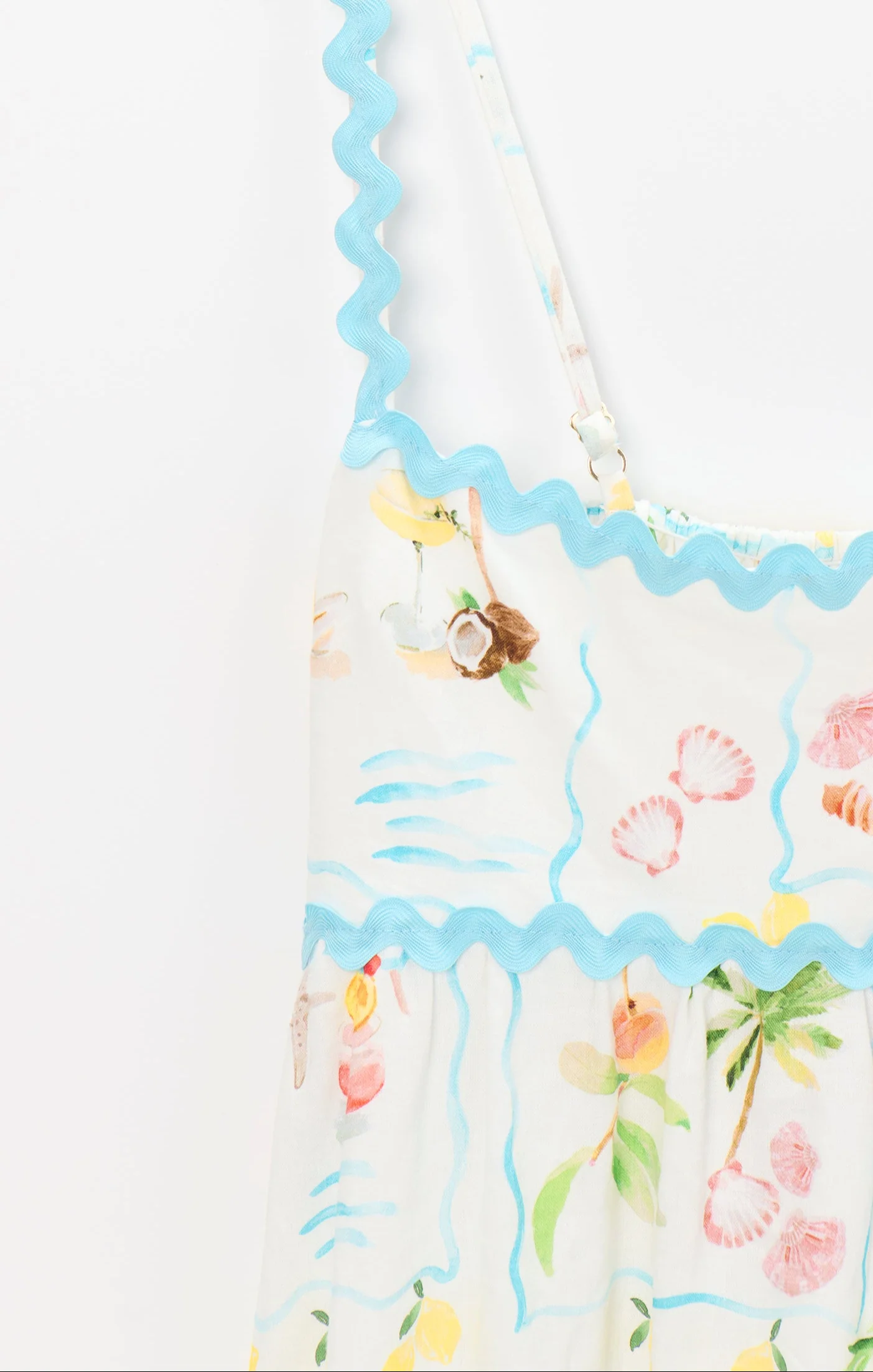 Getaway Maxi Dress ~ Seaside Treasures Blue Scallop - Image 5