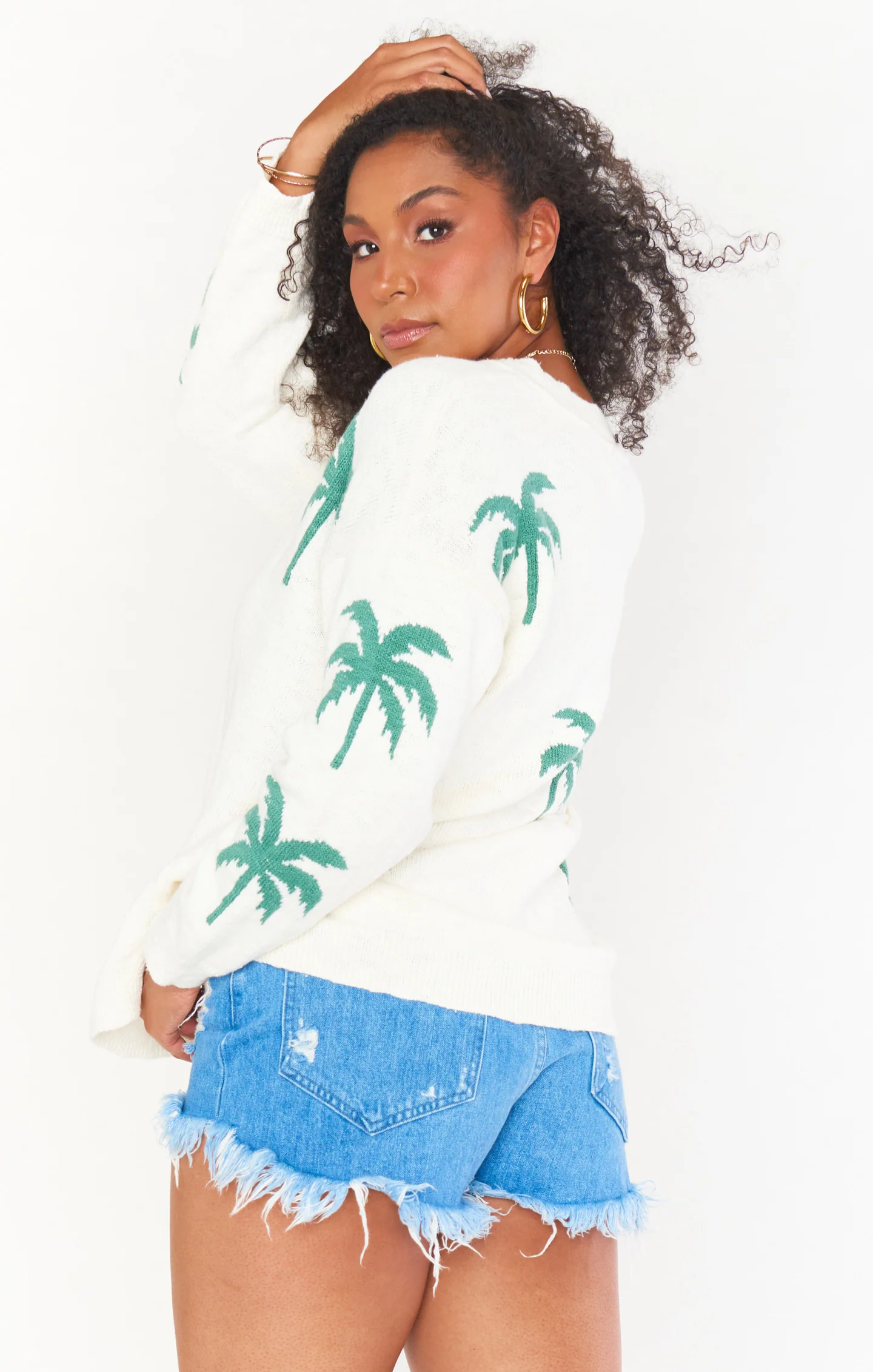 Gilligan Sweater ~ Palm Tree Knit - Image 3