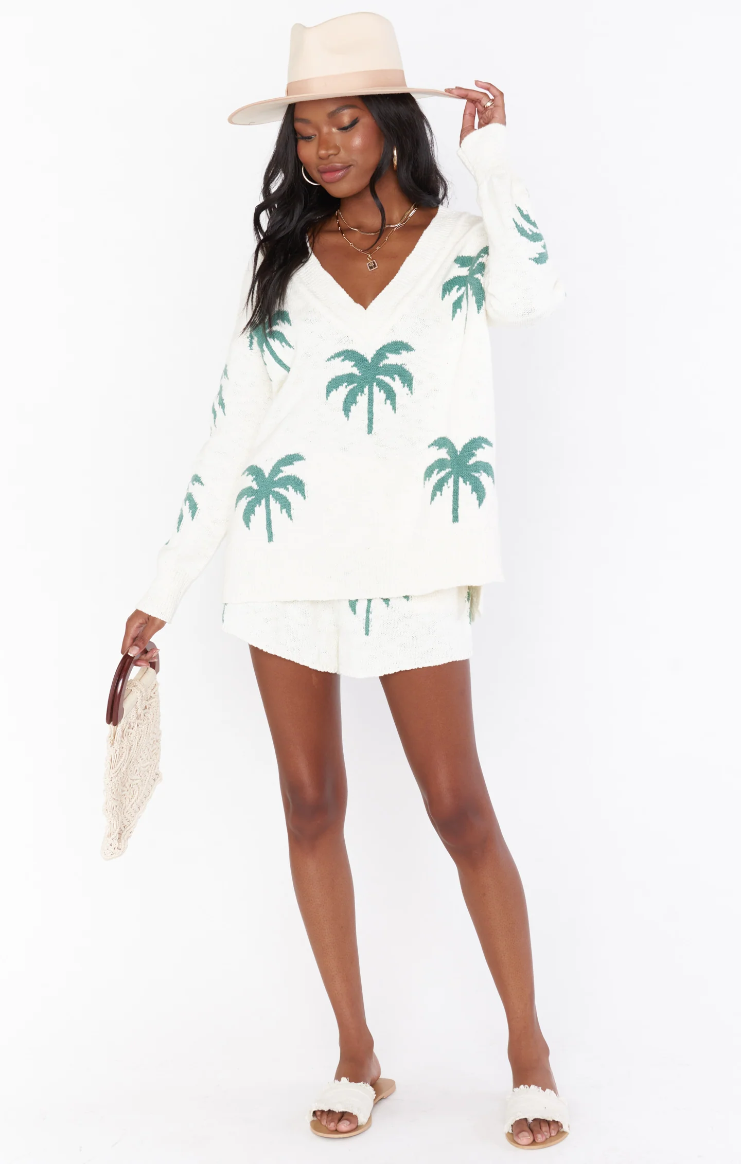 Gilligan Sweater ~ Palm Tree Knit - Image 8
