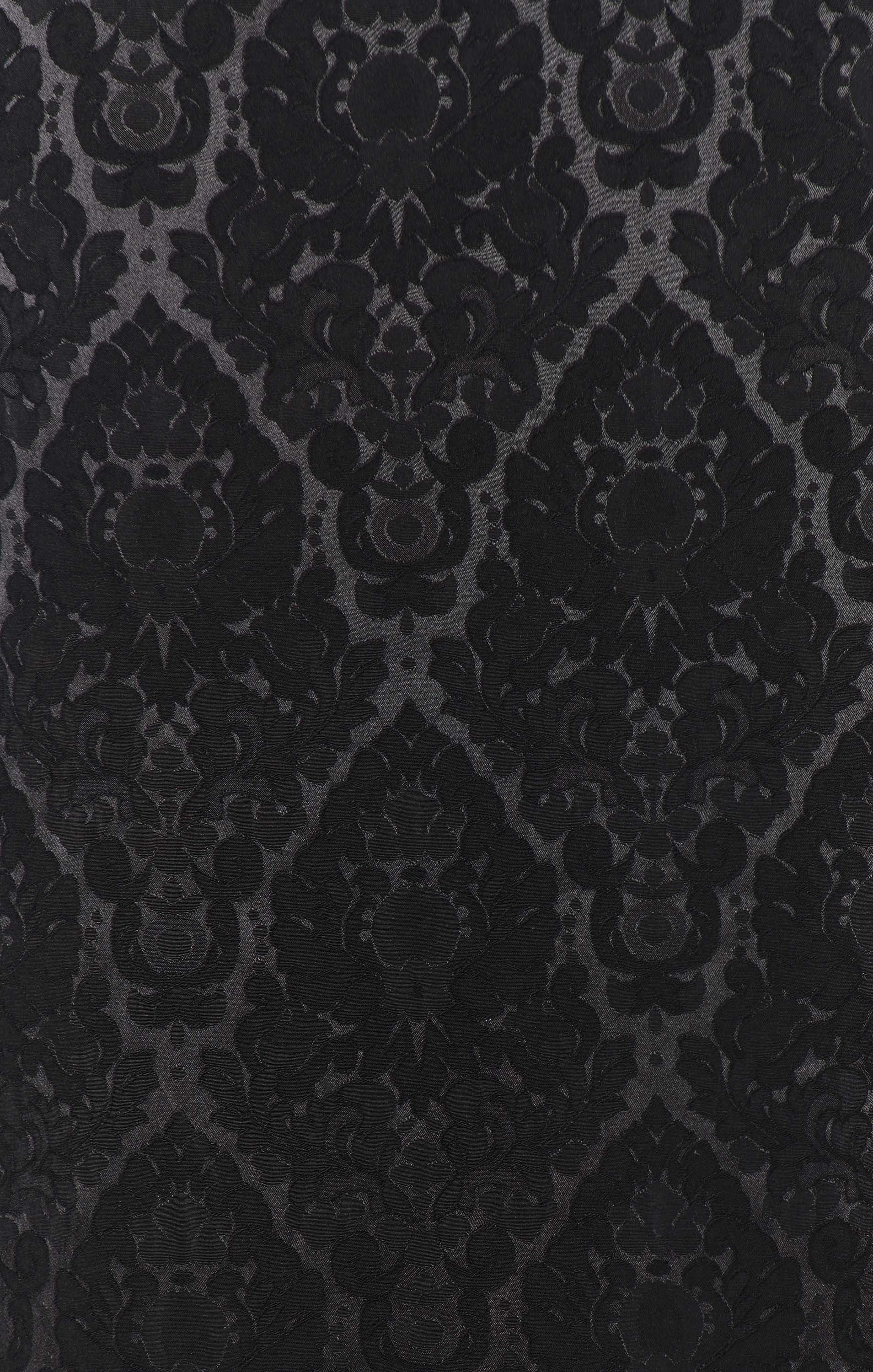 Gina Maxi Dress ~ Black Rhinestone Jacquard - Image 6