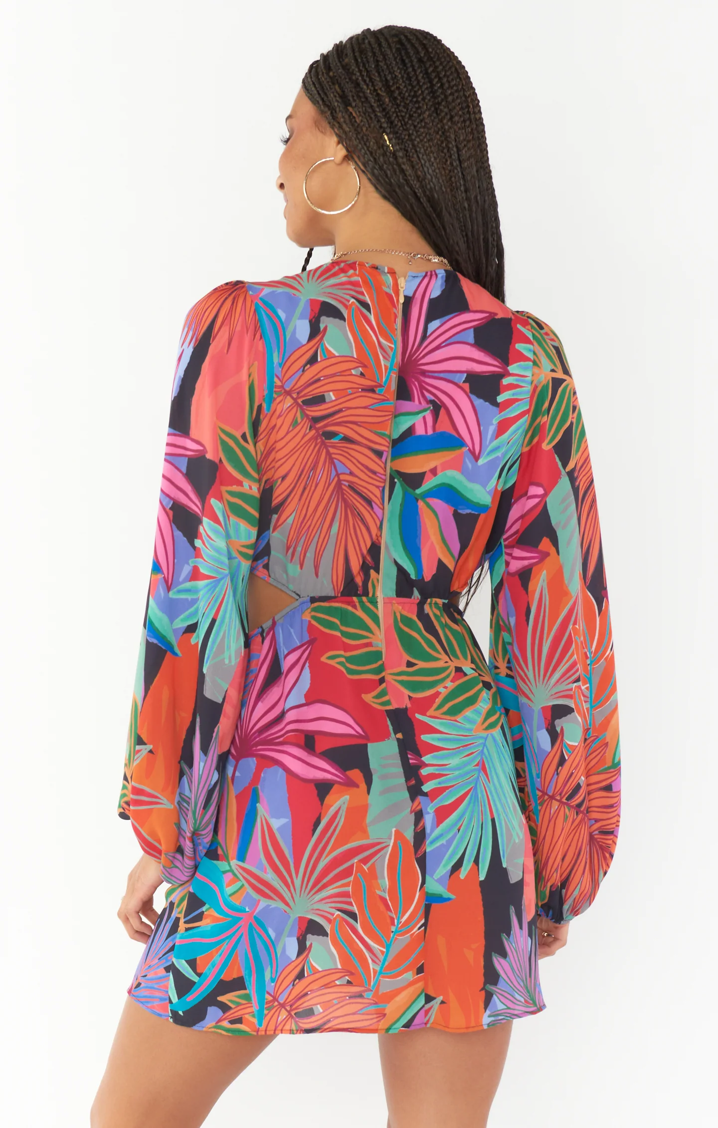 Go Out Cut Out Mini Dress ~ Tropical Paradise - Image 6