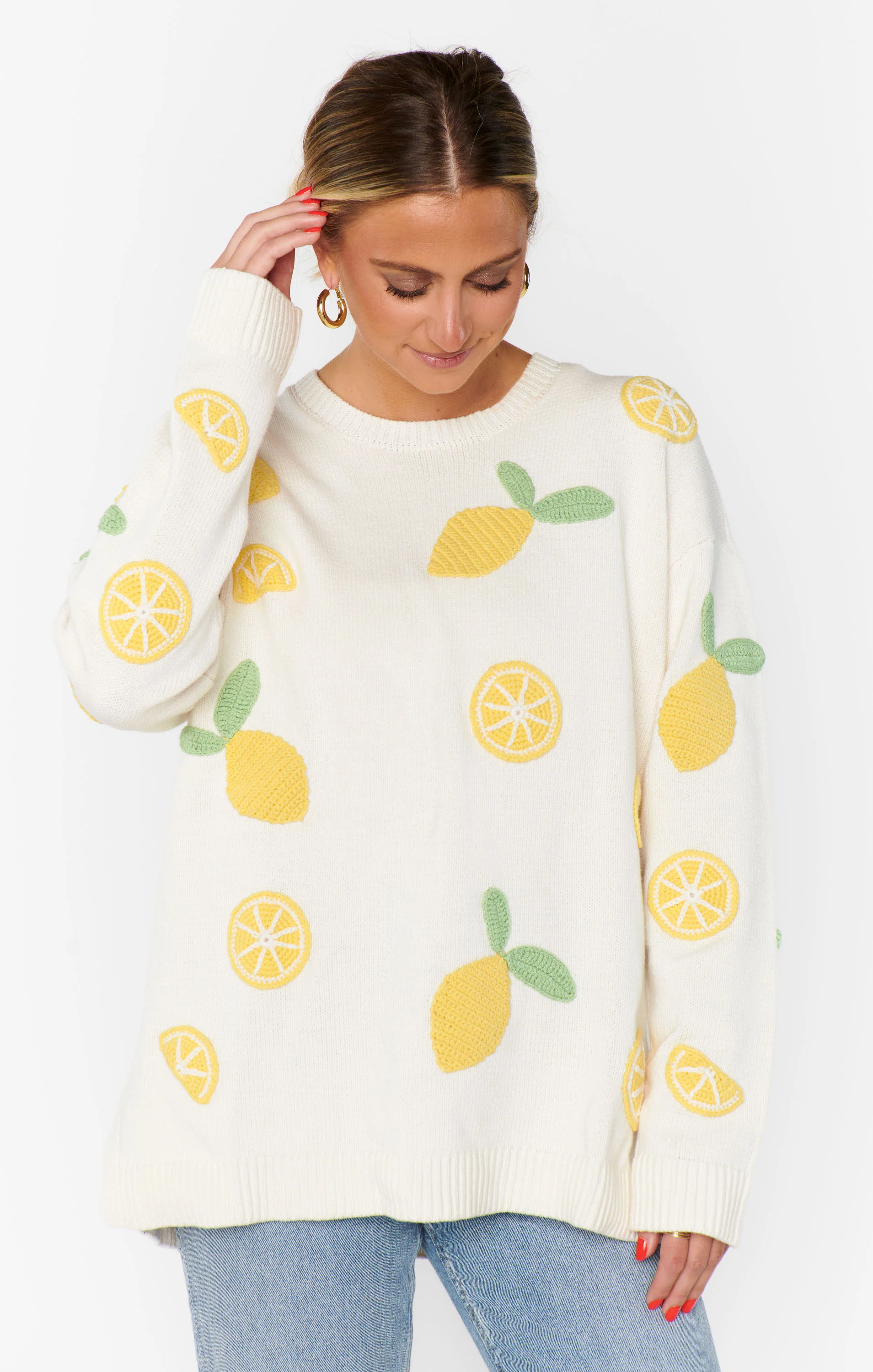 Go To Sweater ~ Lemon Sorbet Knit - Image 6