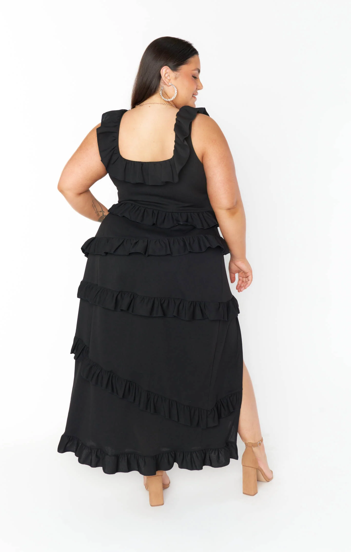 Greta Dress ~ Black Stretch - Image 9