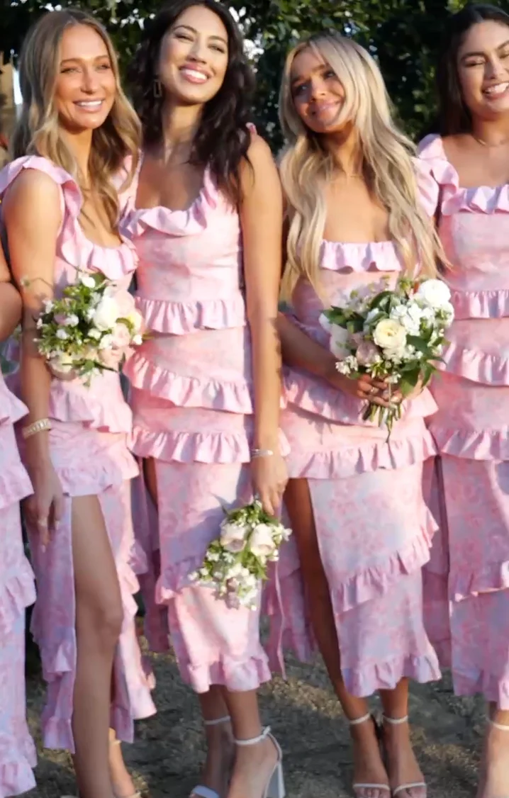 Greta Dress ~ Blushing Floral Stretch - Image 12