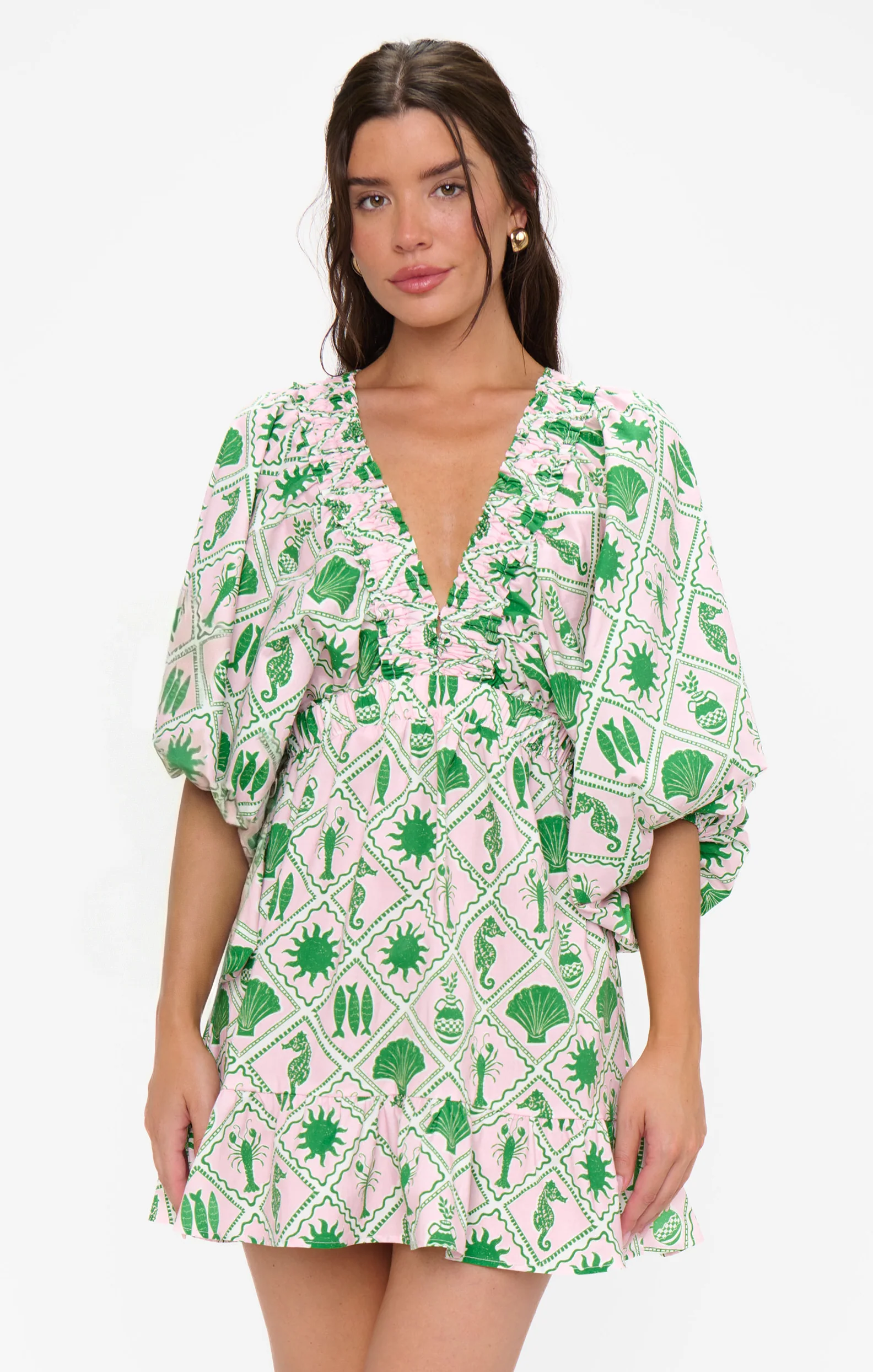 Hadley Mini Dress ~ Coastal Collage - Image 3