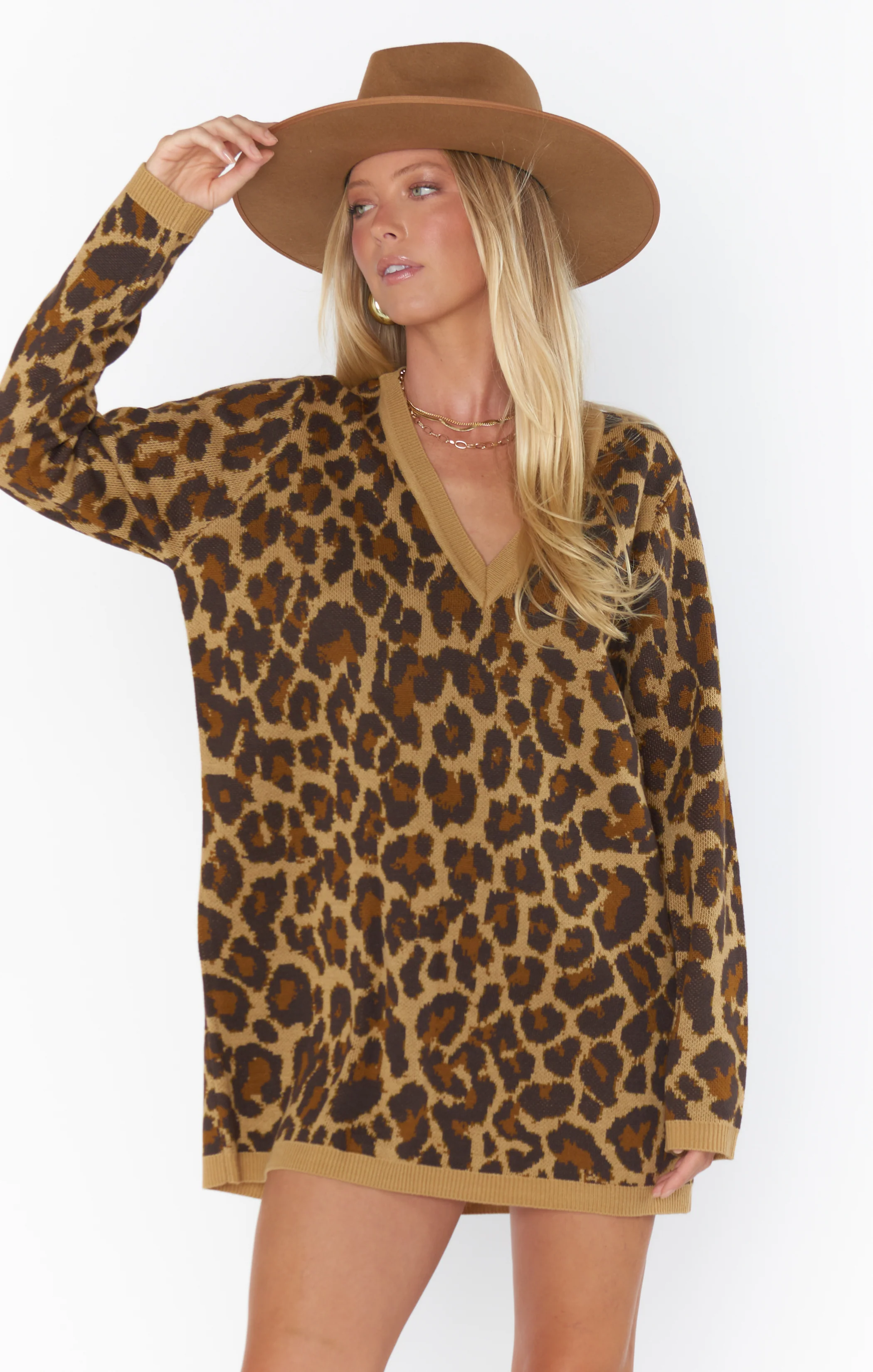 Hartford Sweater Dress ~ Leopard Knit - Image 5