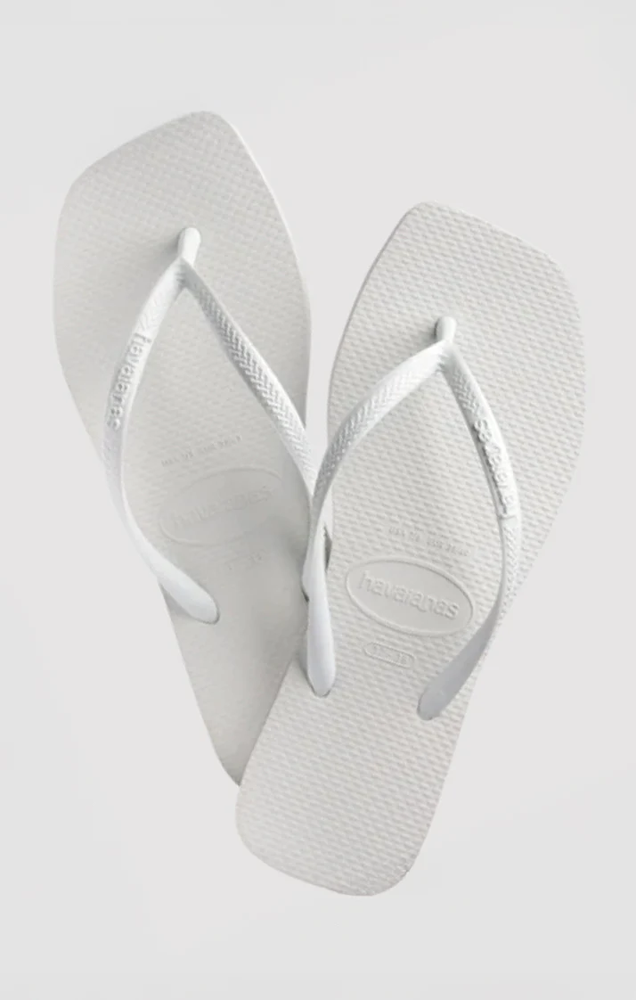 Havaianas Slim Square Thong ~ White - Image 4